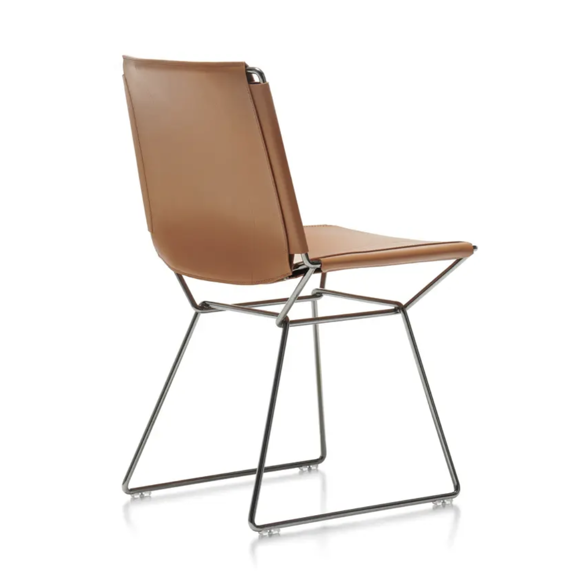 Set of 6 MDF Italia 'Neil' Leather Dining Chairs