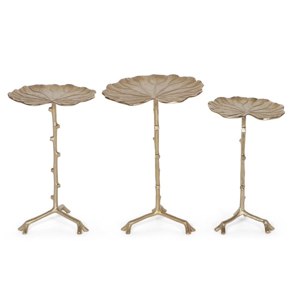Christopher Knight Set of 3 Lily Pad Side Tables - Coast Consignment - image 1