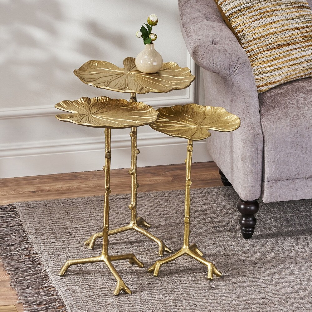 Christopher Knight Set of 3 Lily Pad Side Tables - Coast Consignment