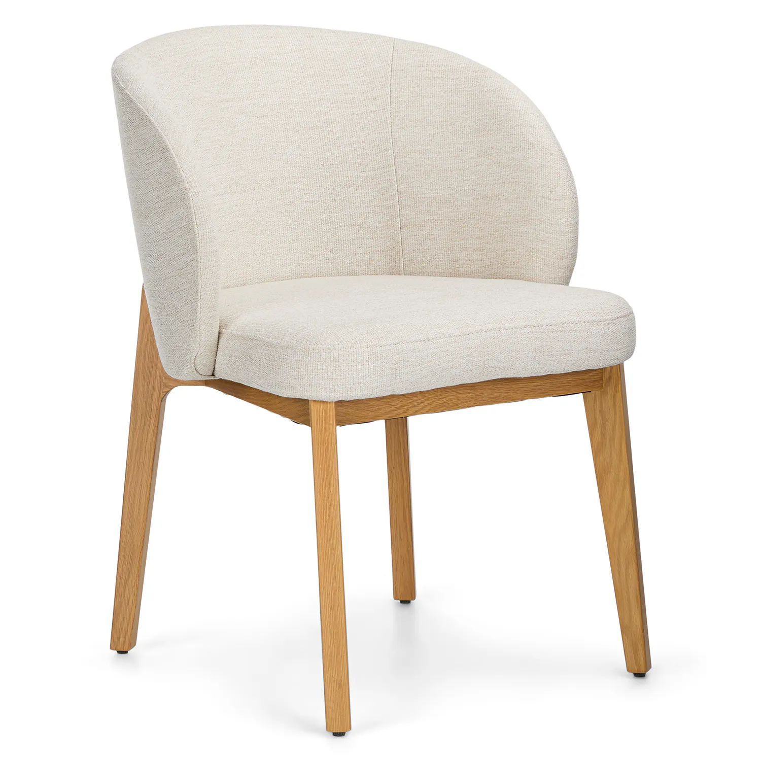 Oak and Camellia Ivory Dining Armchair - Coast Consignment - image 1