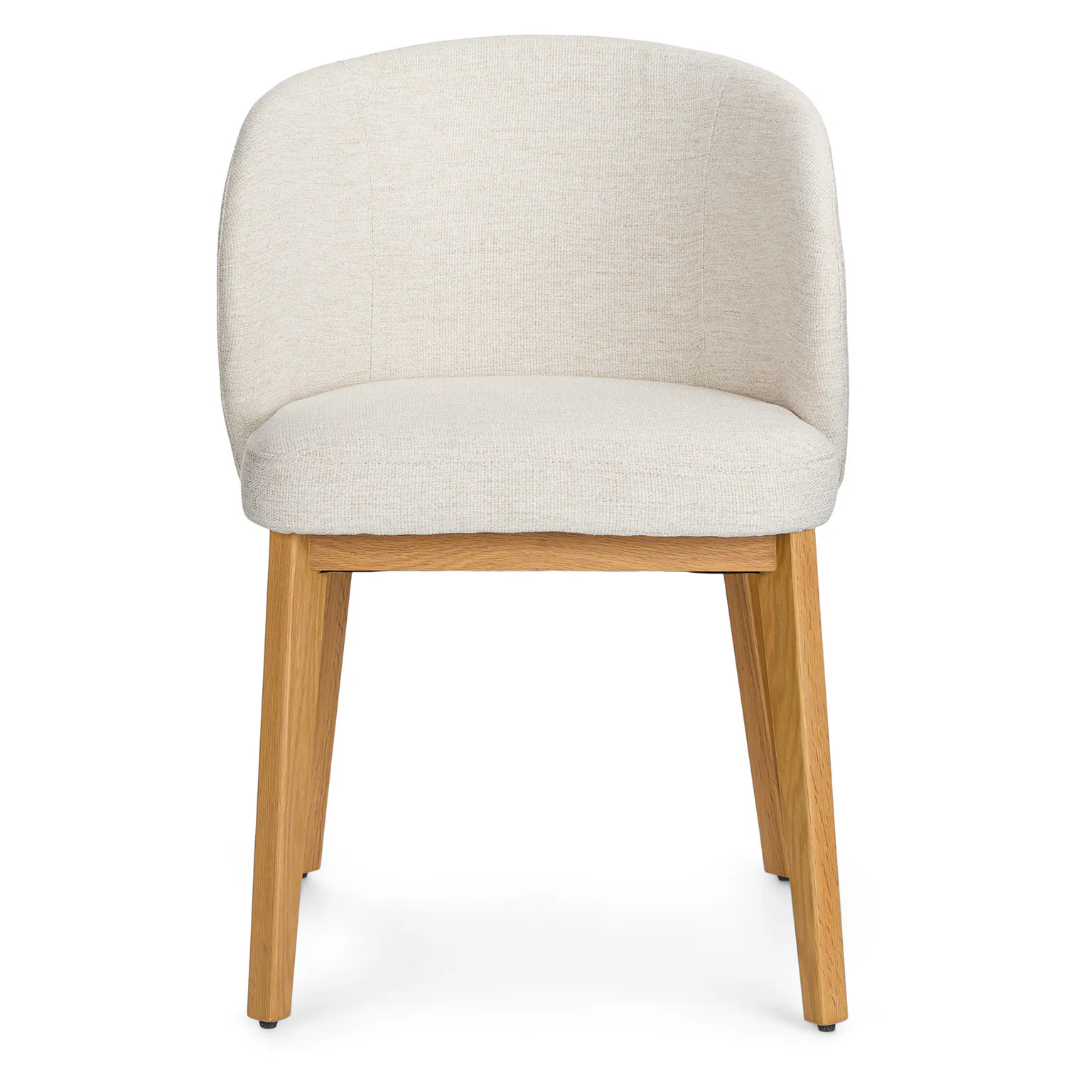 Oak and Camellia Ivory Dining Armchair - Coast Consignment