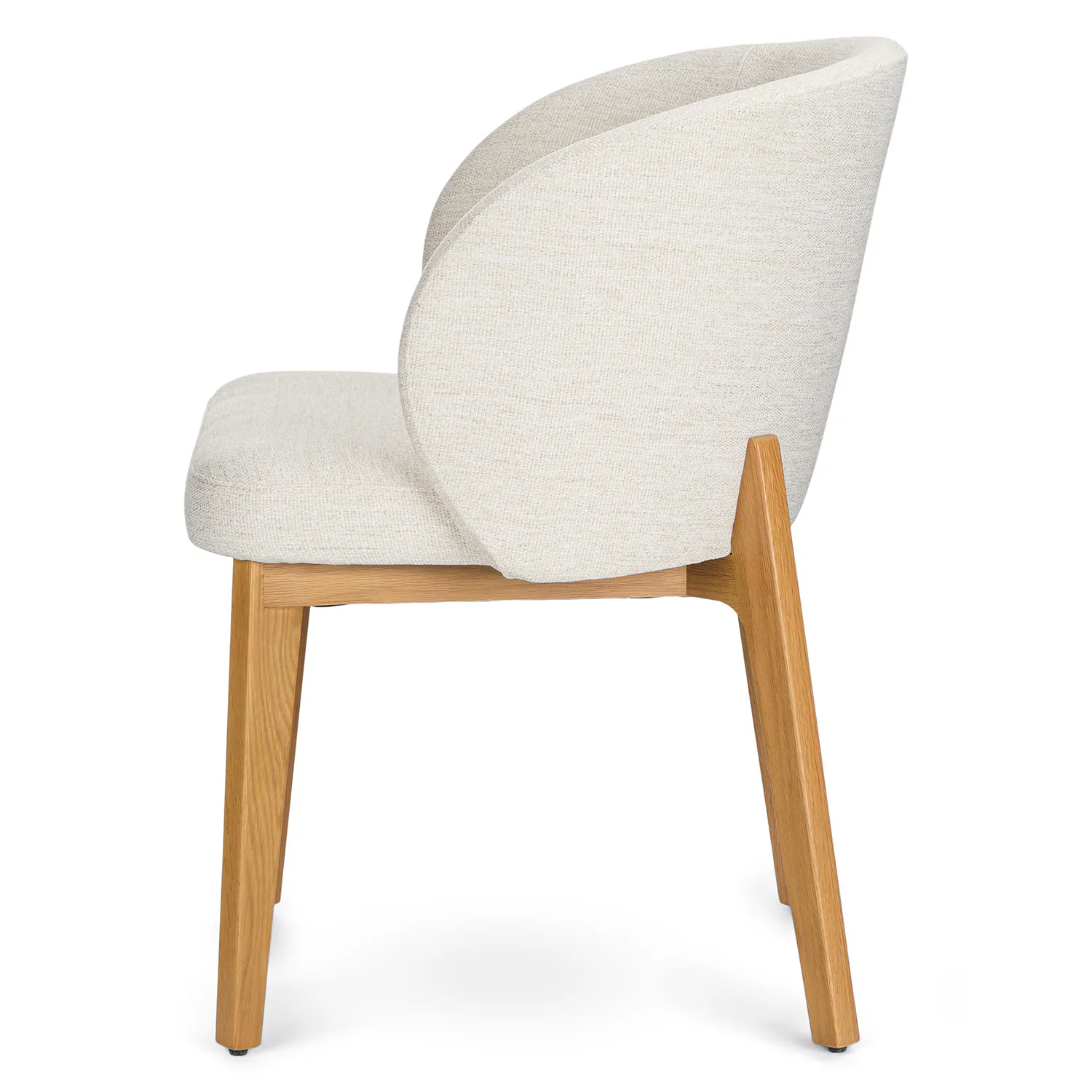 Oak and Camellia Ivory Dining Armchair - Coast Consignment