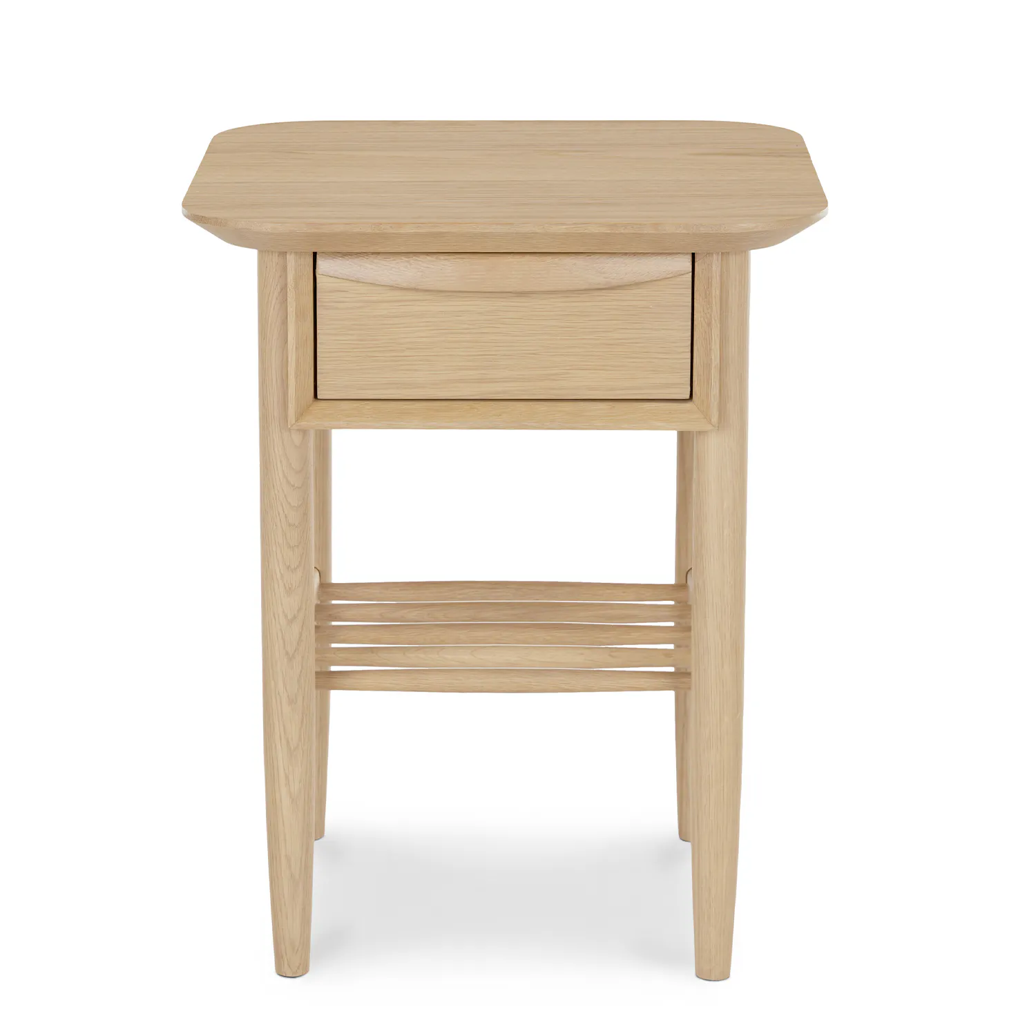 White Oak Storage Side Table - Coast Consignment