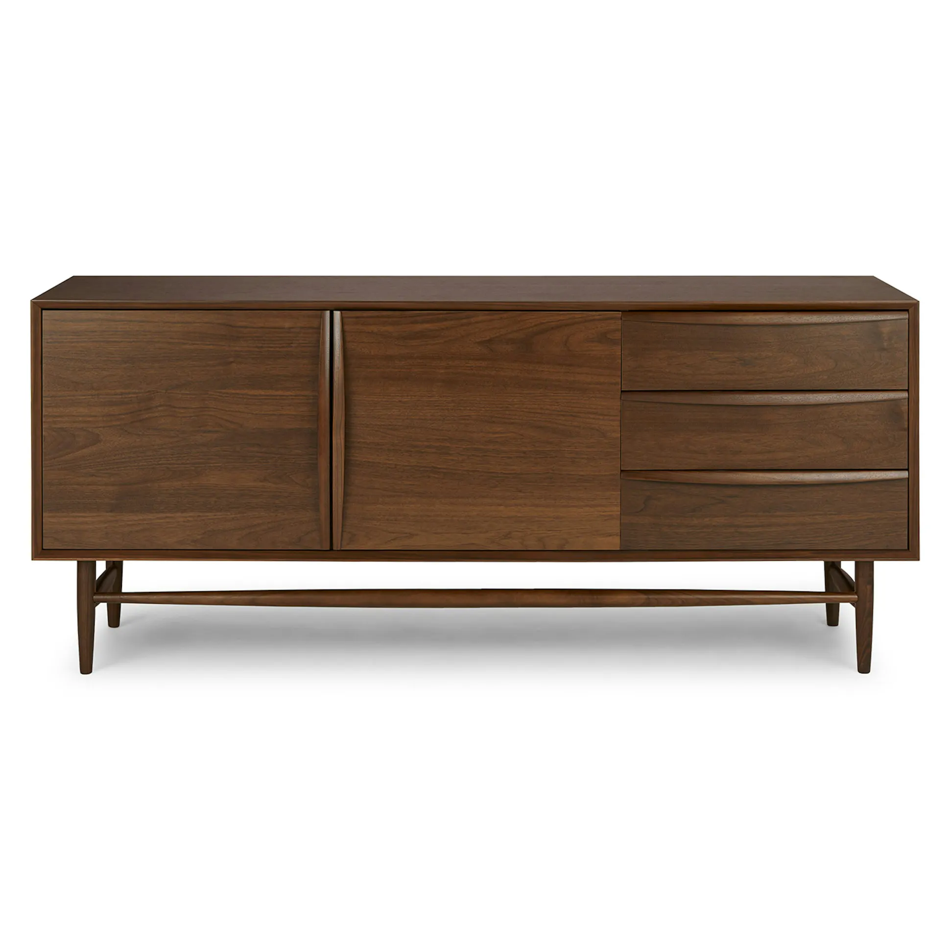 Walnut 71" Sideboard - Coast Consignment