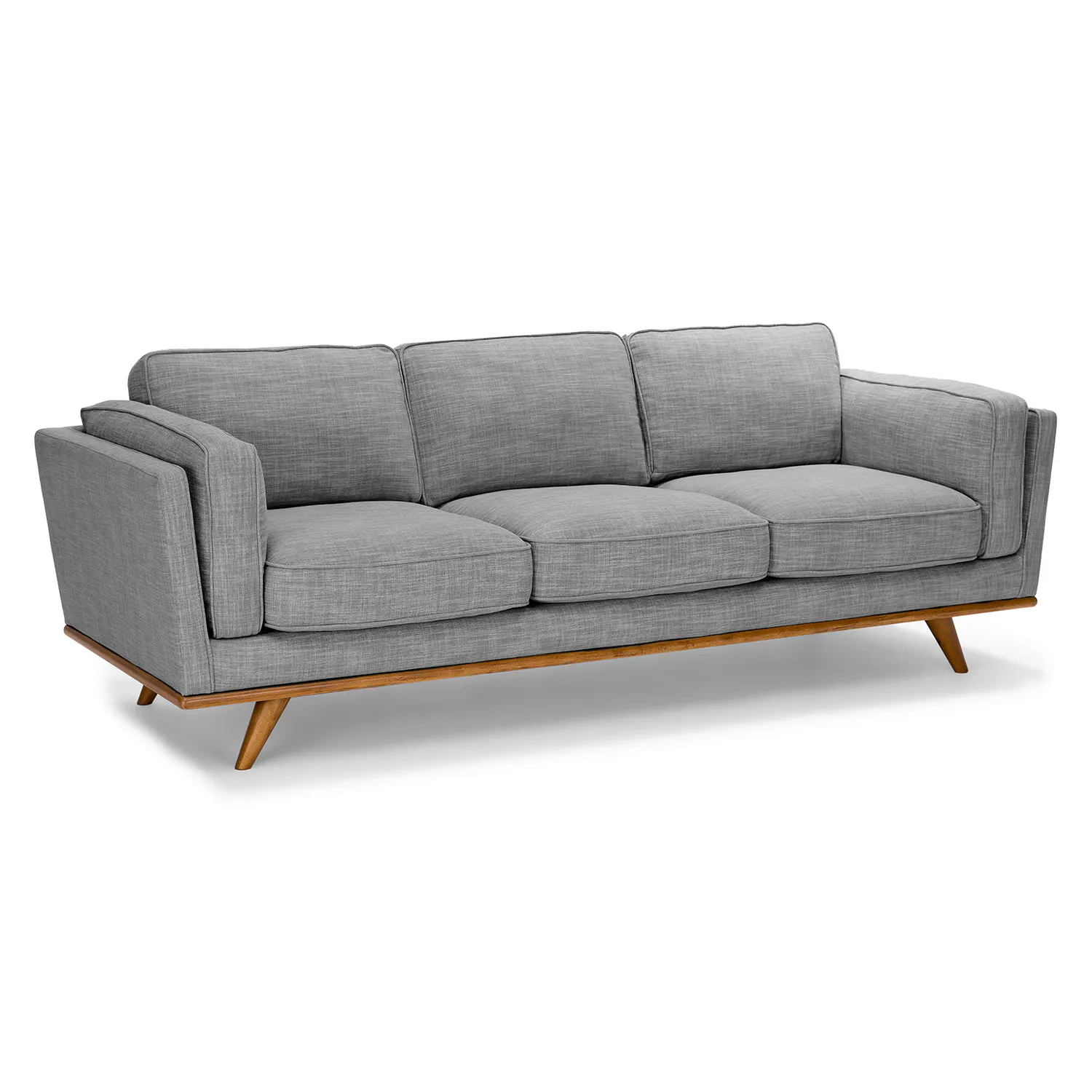 Article Timber 90" Sofa in Pebble Gray