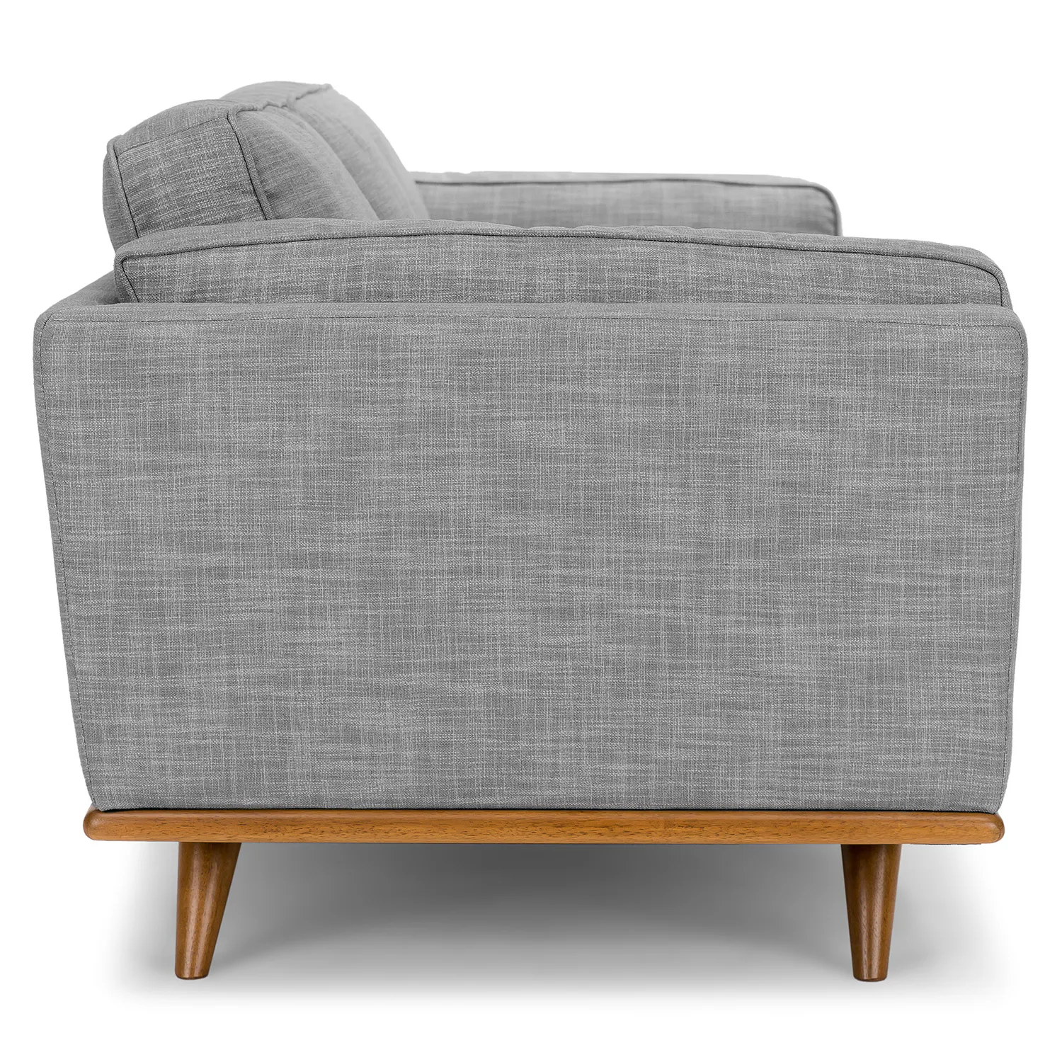 Article Timber 90" Sofa in Pebble Gray