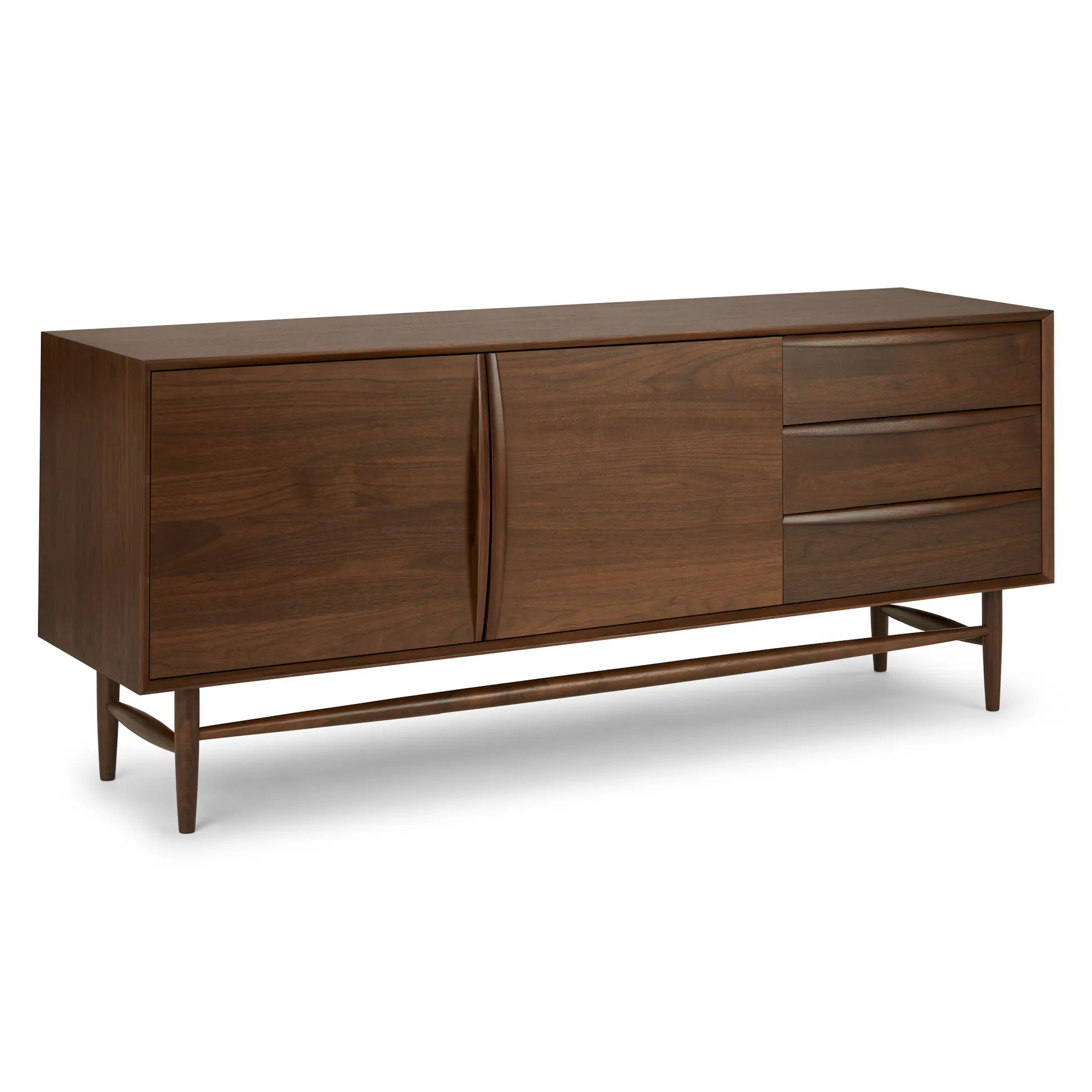 Walnut 71" Sideboard - Coast Consignment - image 1