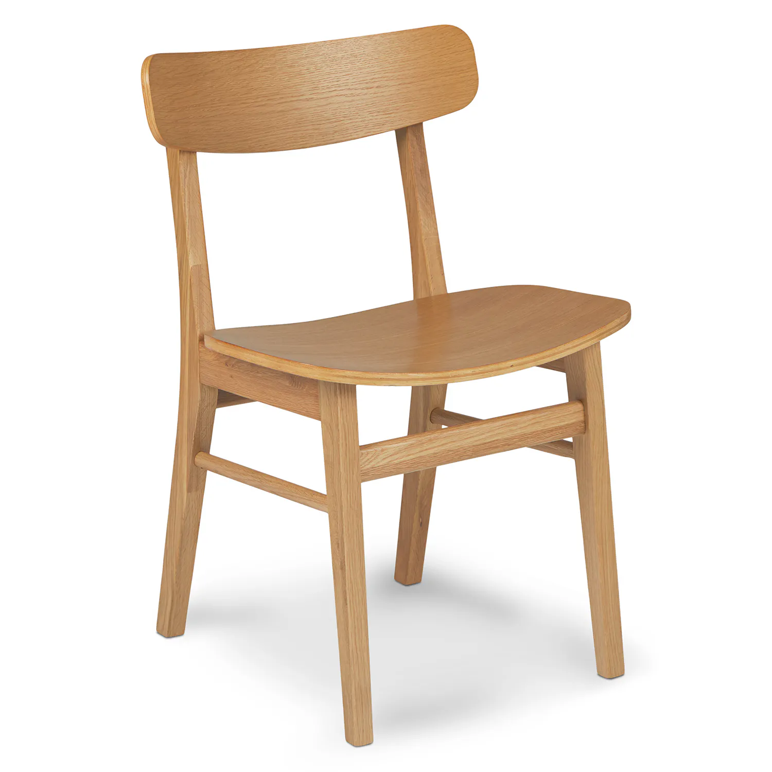 Pair of Oak Dining Chairs - Coast Consignment