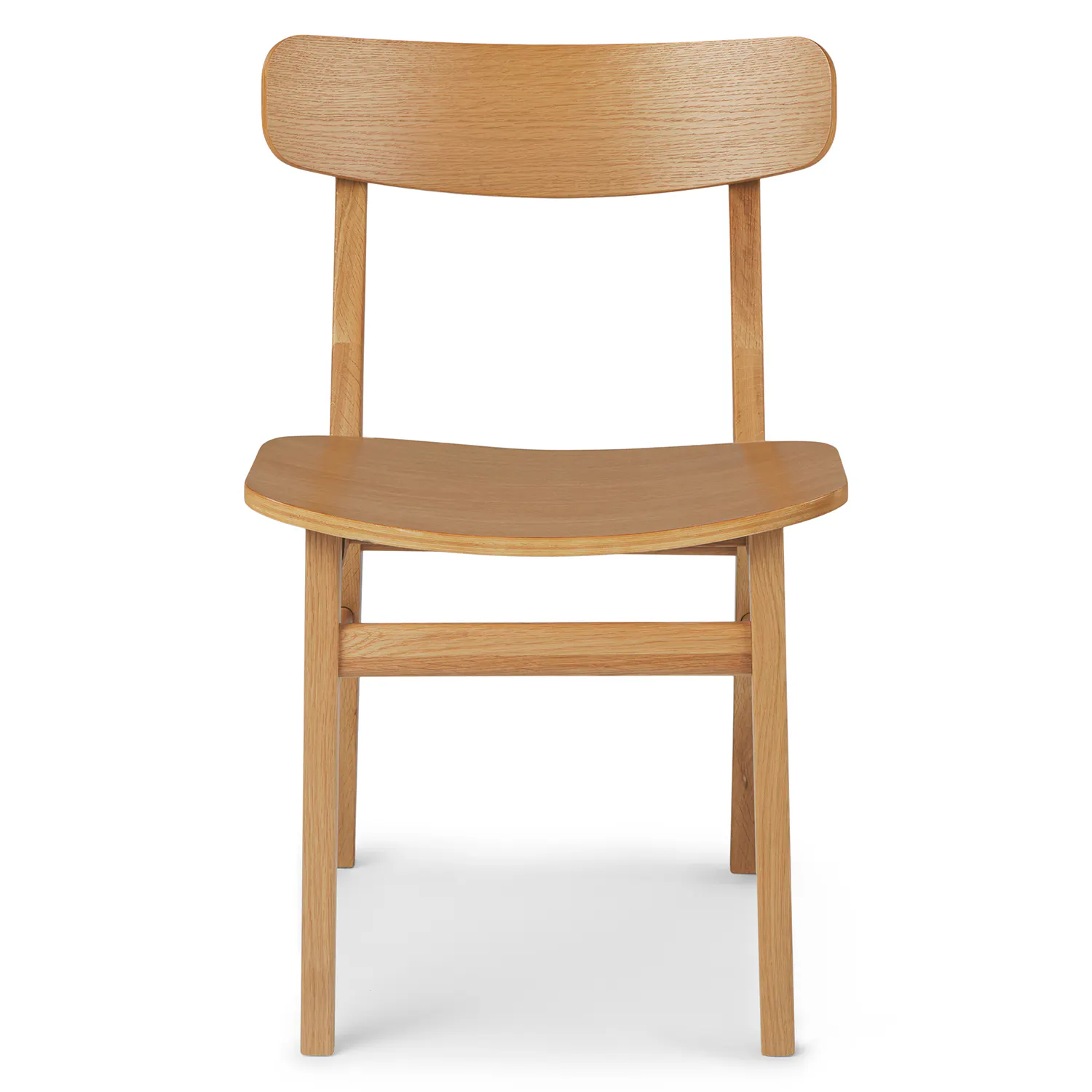 Pair of Oak Dining Chairs - Coast Consignment