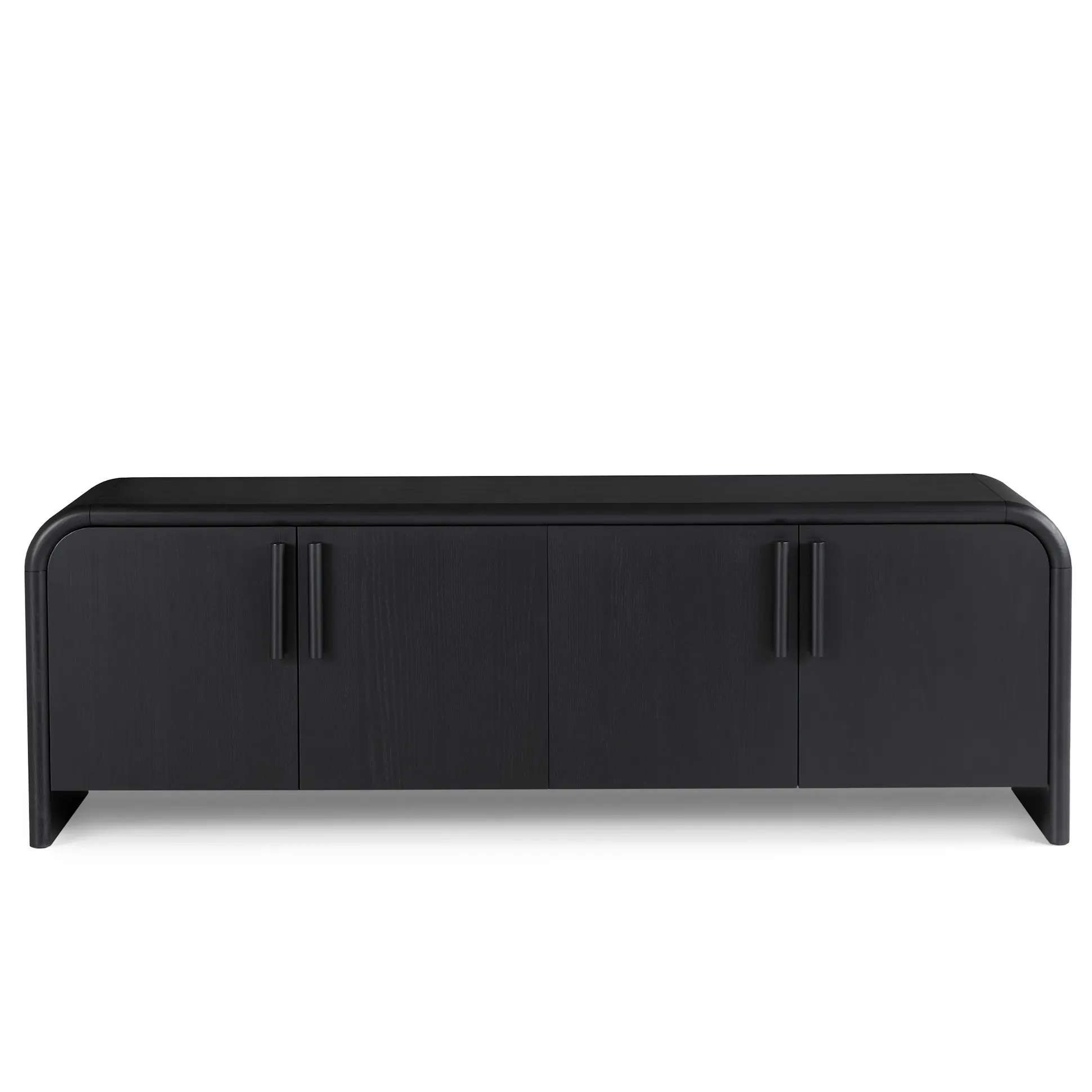 Black Ash 140" Media Unit - Coast Consignment