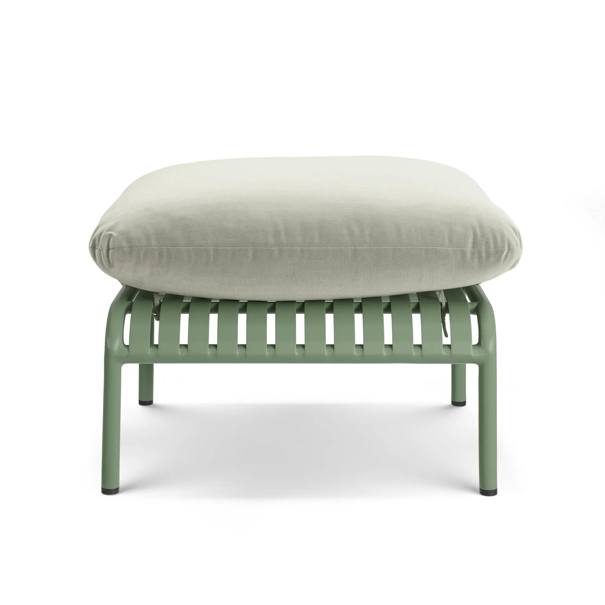 Green Outdoor Sofa &amp; Ottoman - Coast Consignment