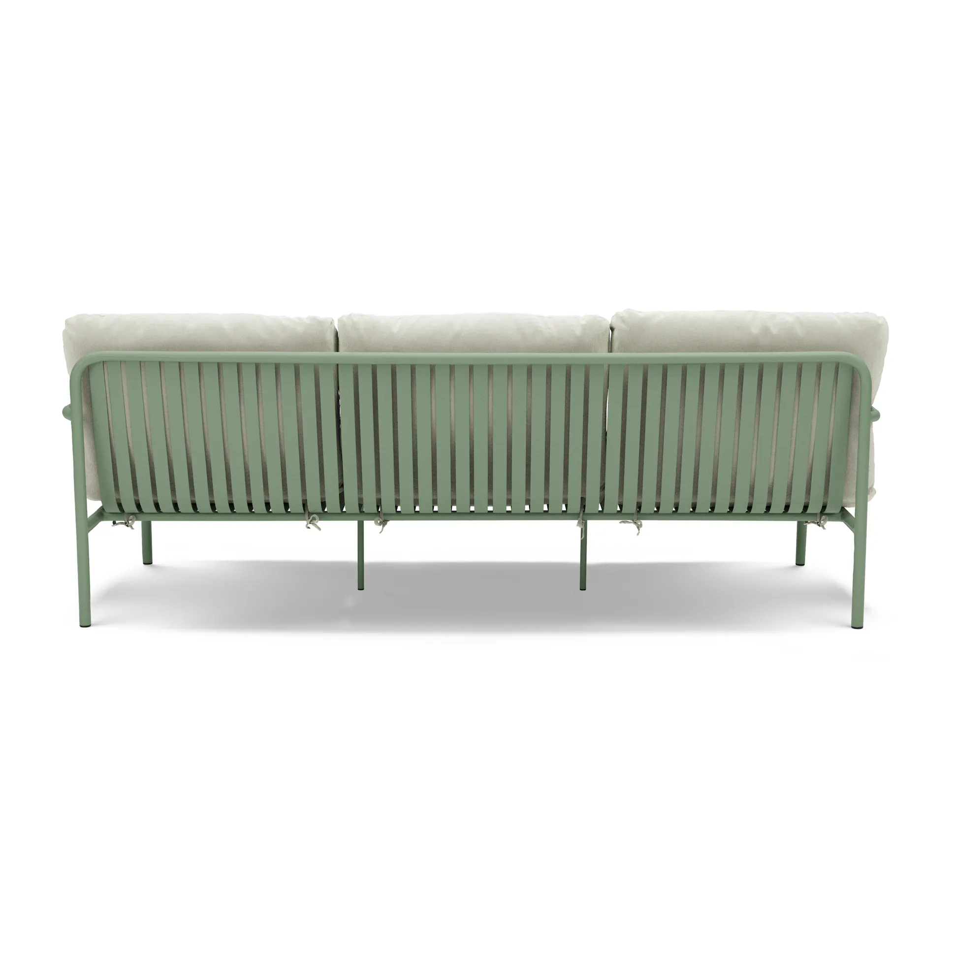 Green Outdoor Sofa &amp; Ottoman - Coast Consignment