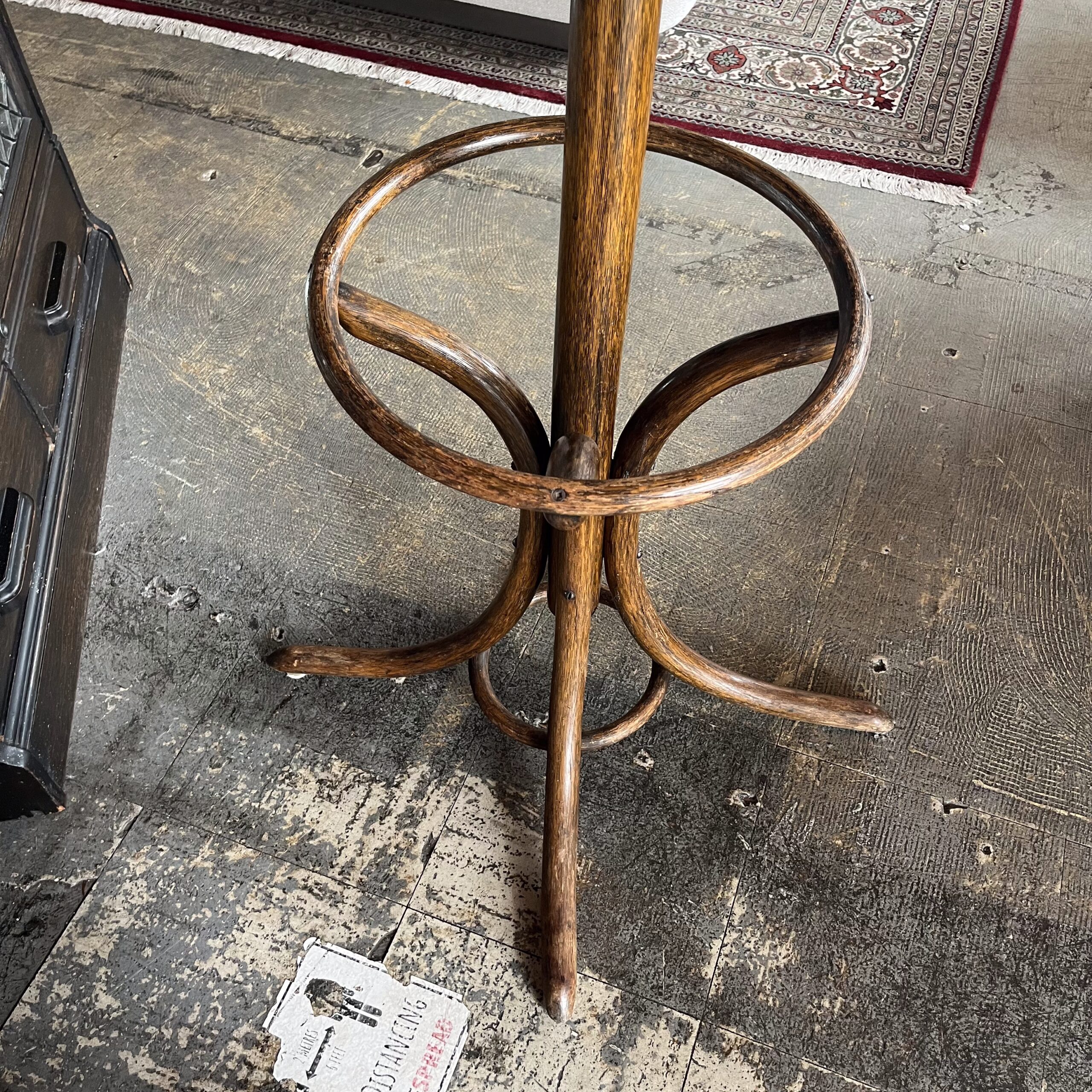 Antique Oak Coat Tree - Coast Consignment