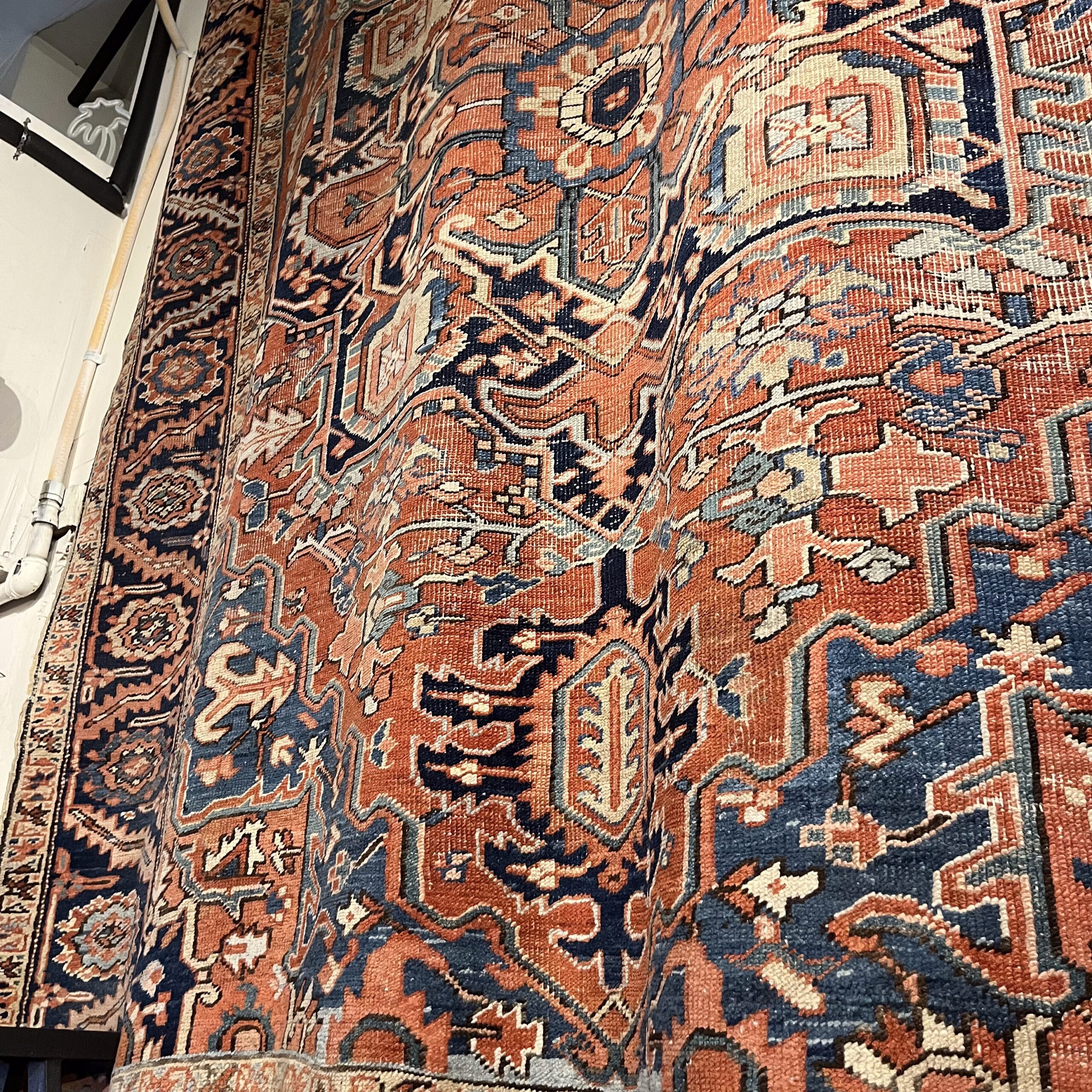 Antique Heriz Rug - 9'x11'1