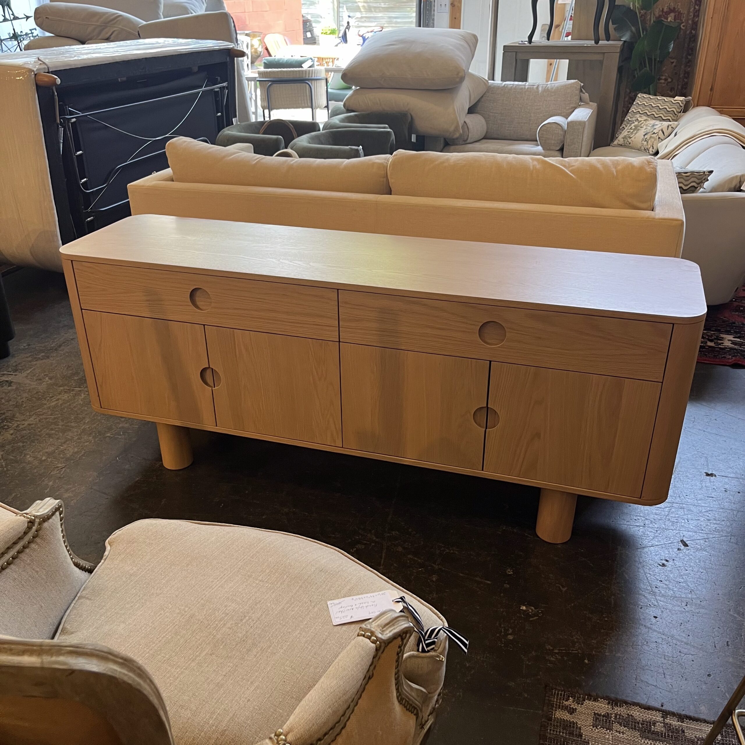 White Oak 71" Sideboard - Coast Consignment