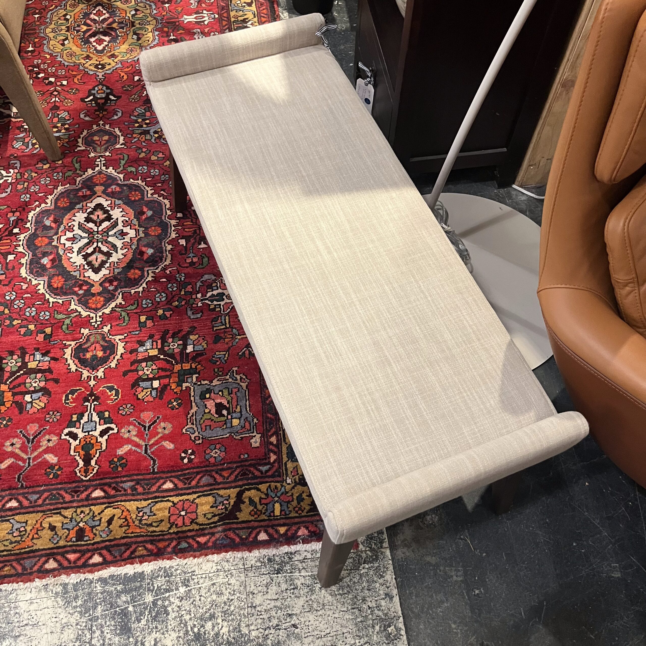 Soft Beige 56" Bench - Coast Consignment