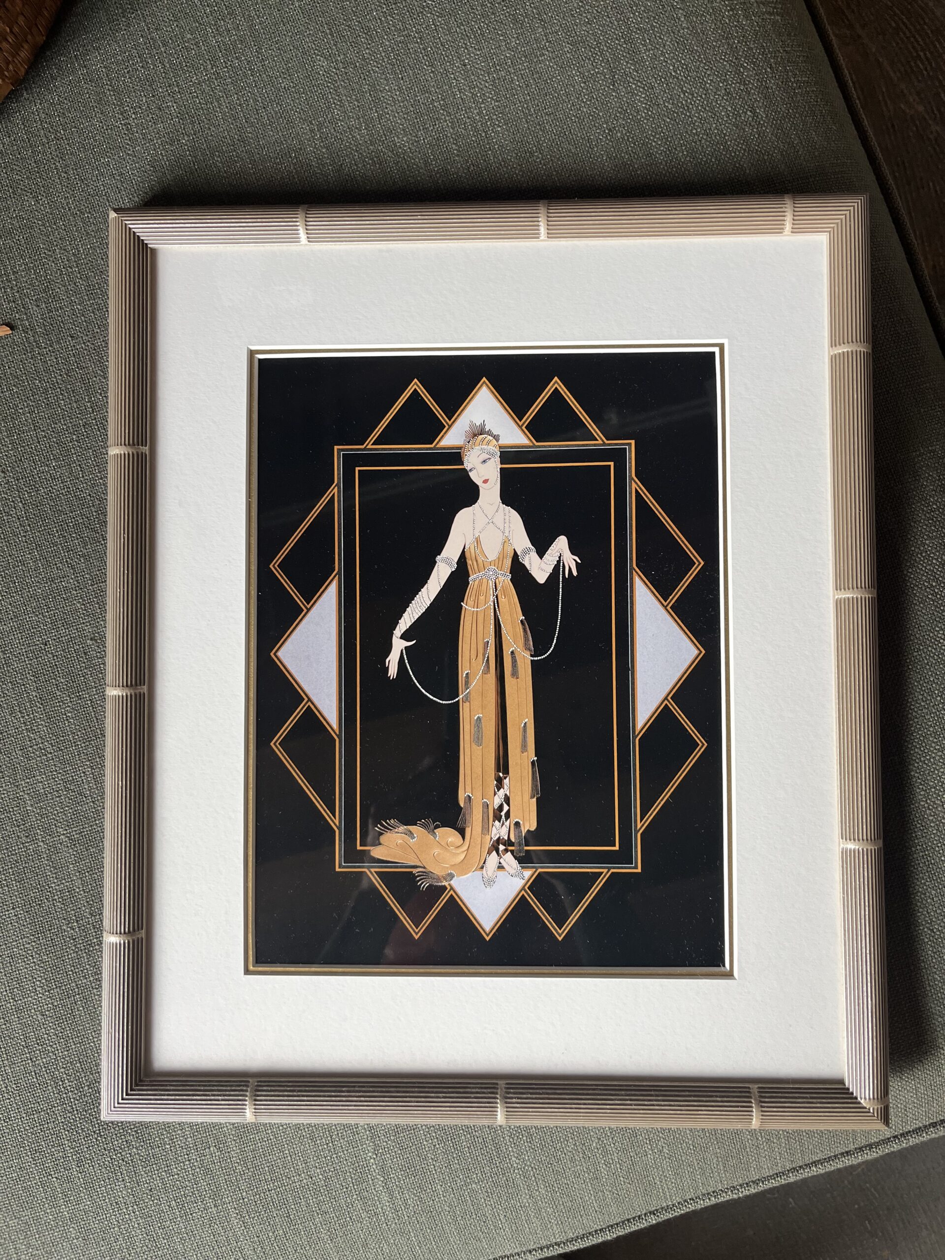 Érte Art Deco Framed Showgirl Prints - Coast Consignment