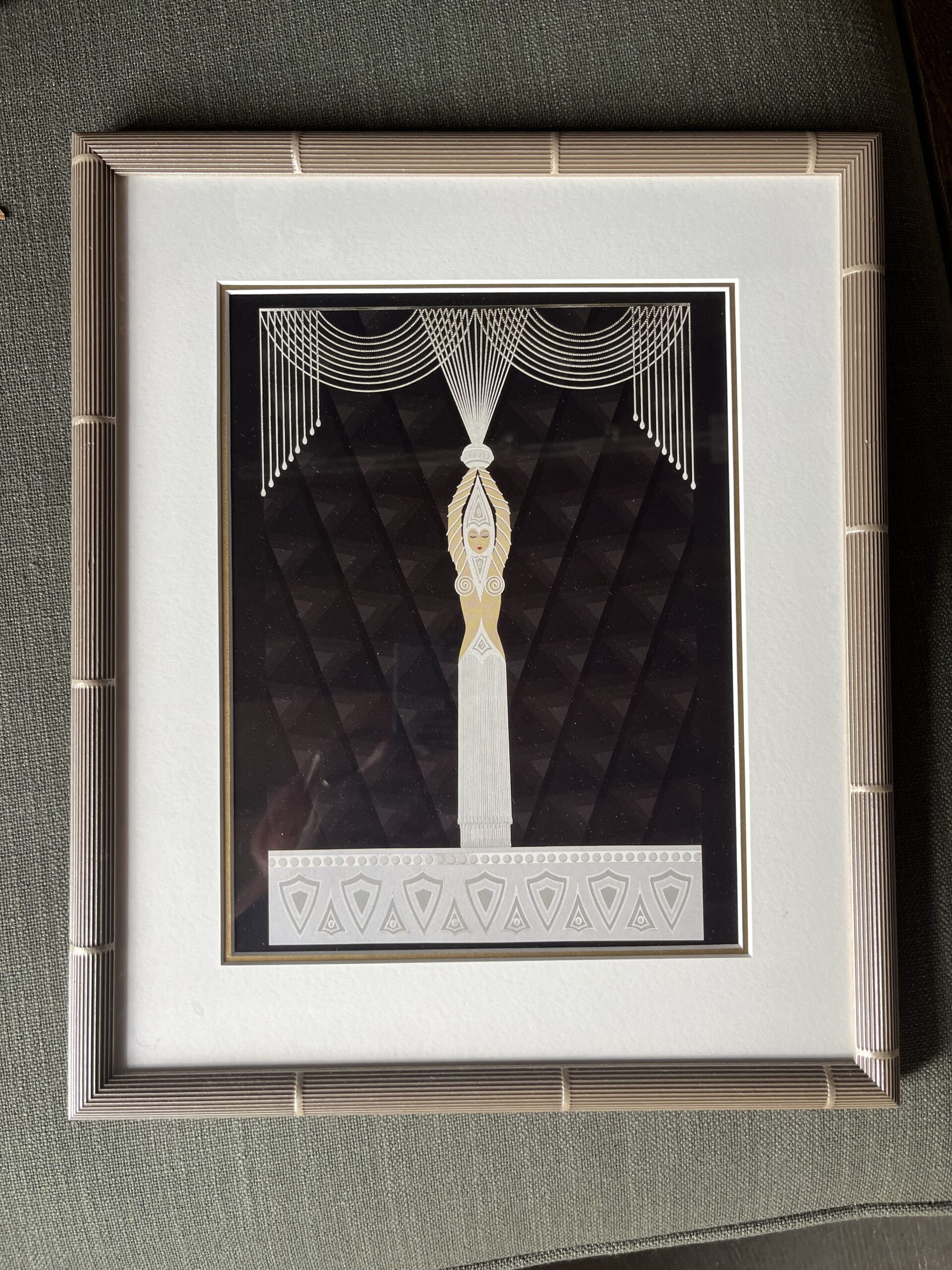 Érte Art Deco Framed Showgirl Prints - Coast Consignment