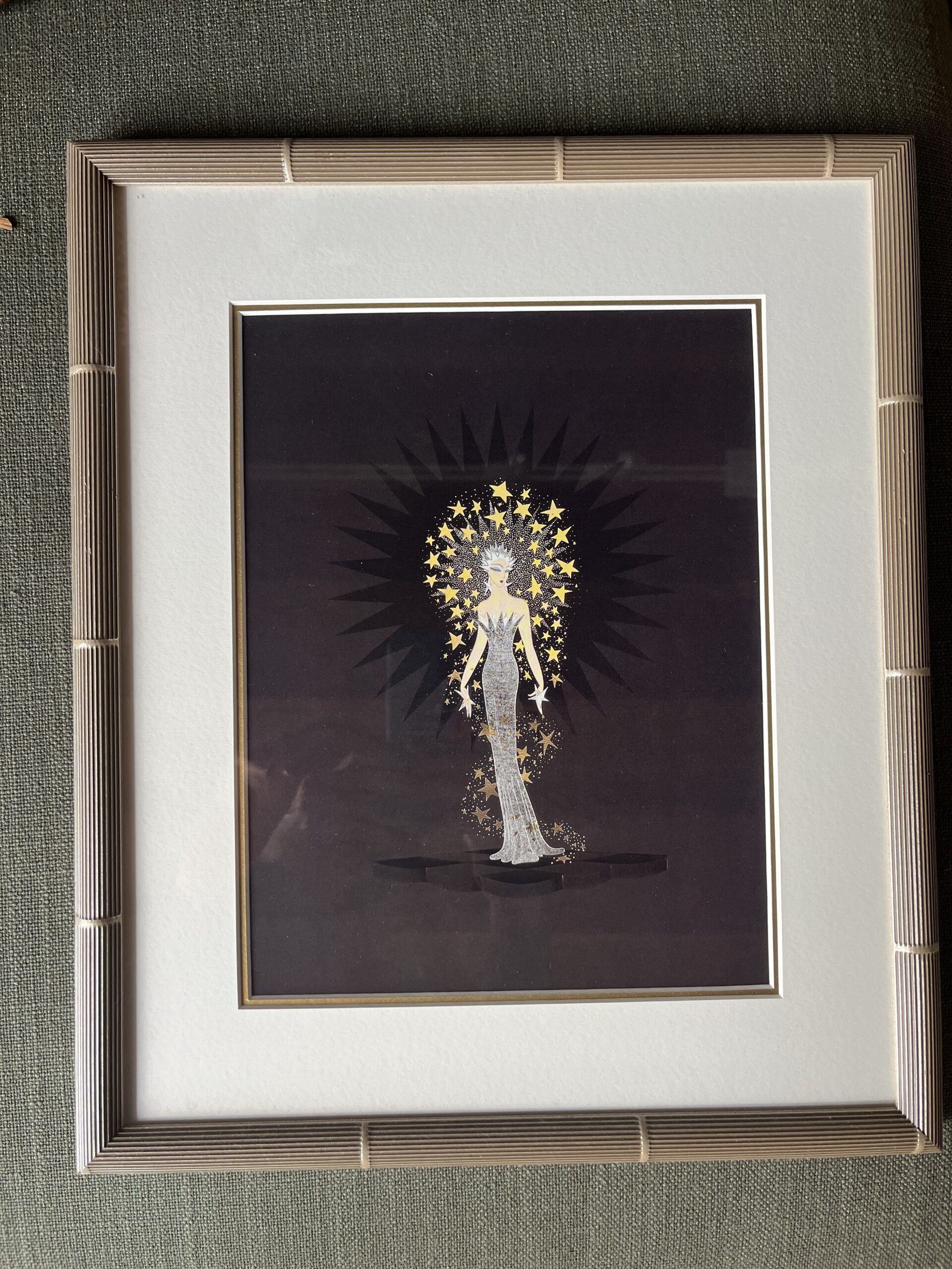 Érte Art Deco Framed Showgirl Prints - Coast Consignment