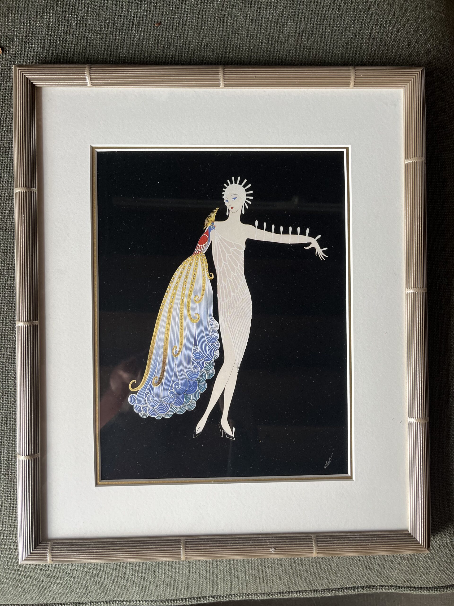 Érte Art Deco Framed Showgirl Prints - Coast Consignment