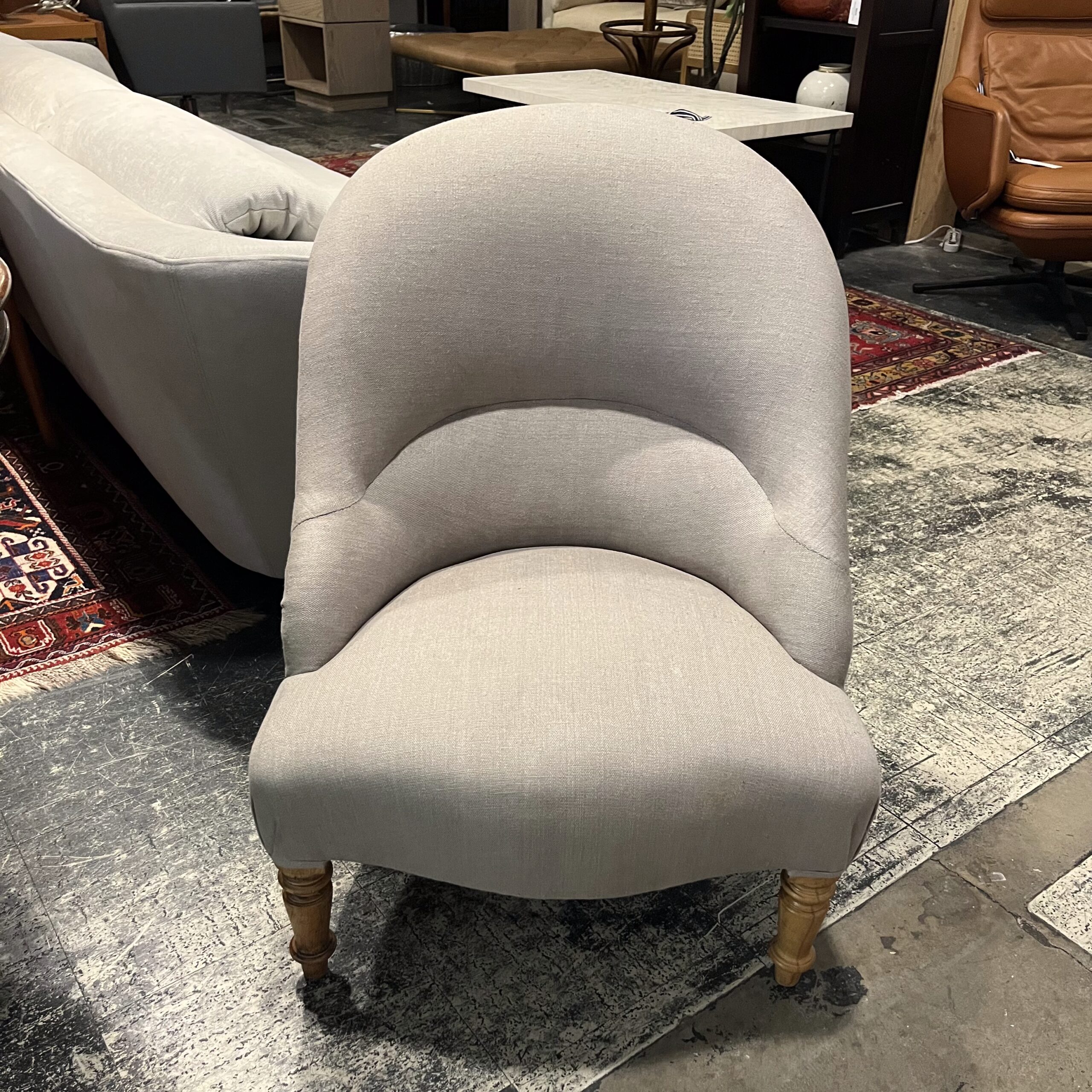 Pair of Antique French Tub Chairs - Coast Consignment