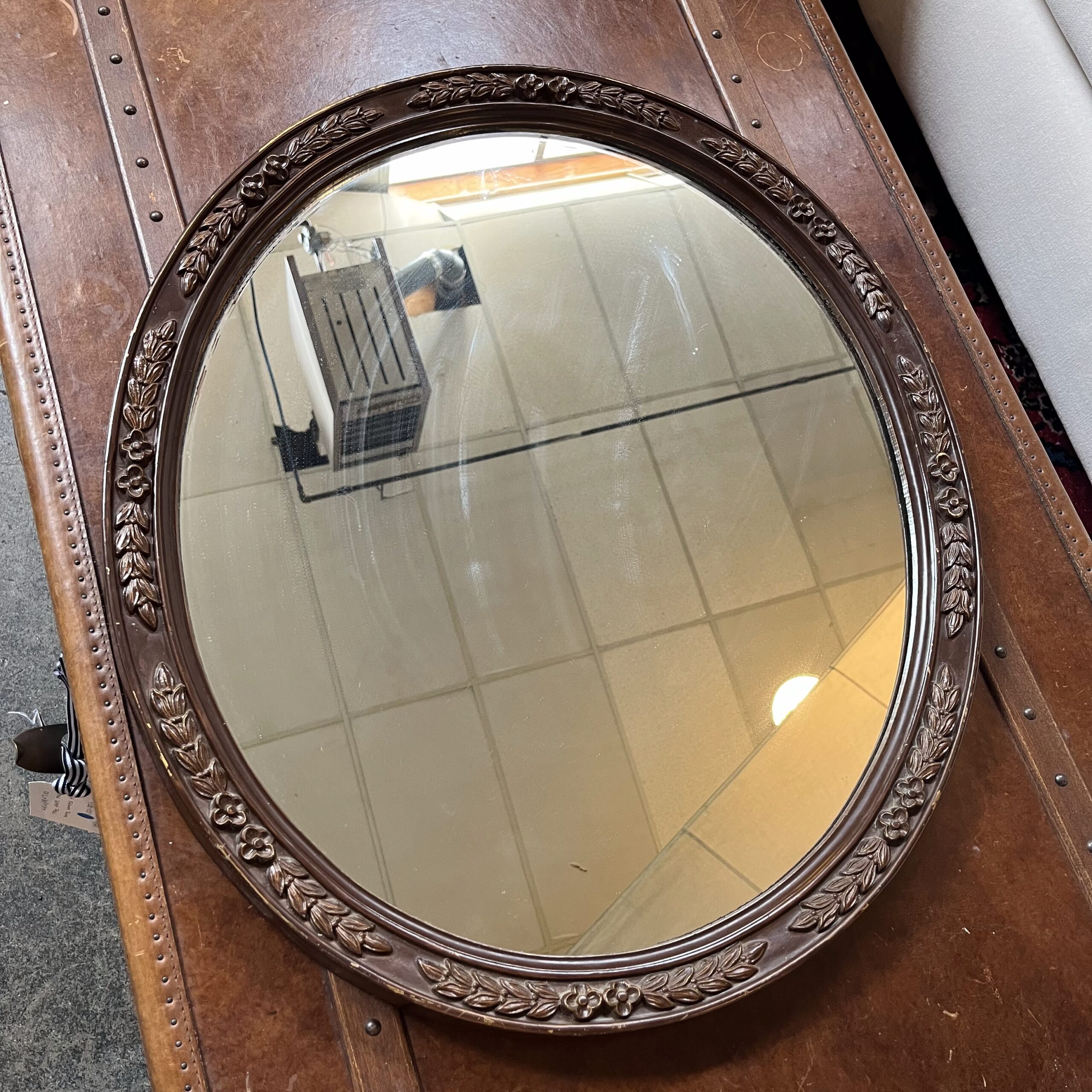 Oval Wall Mirror - Coast Consignment