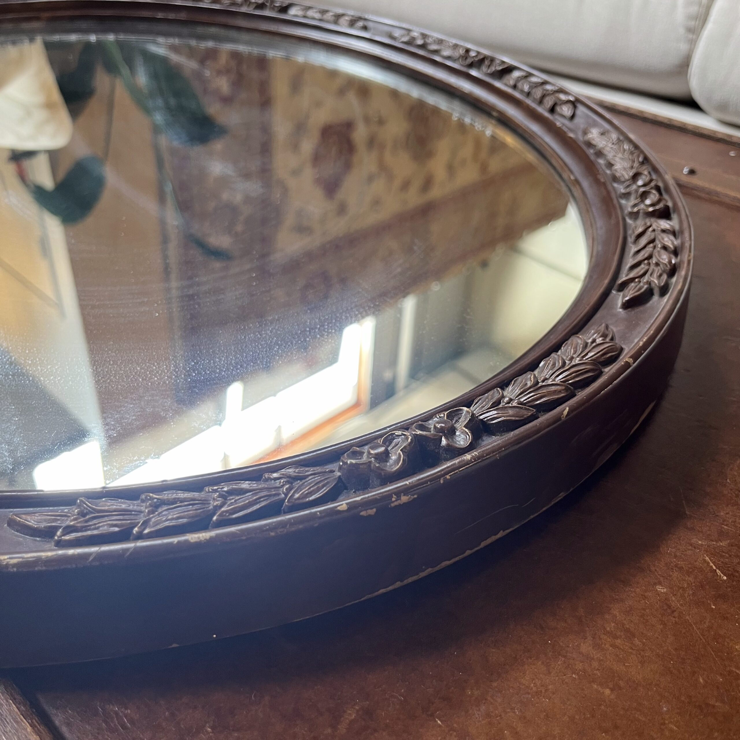 Oval Wall Mirror - Coast Consignment