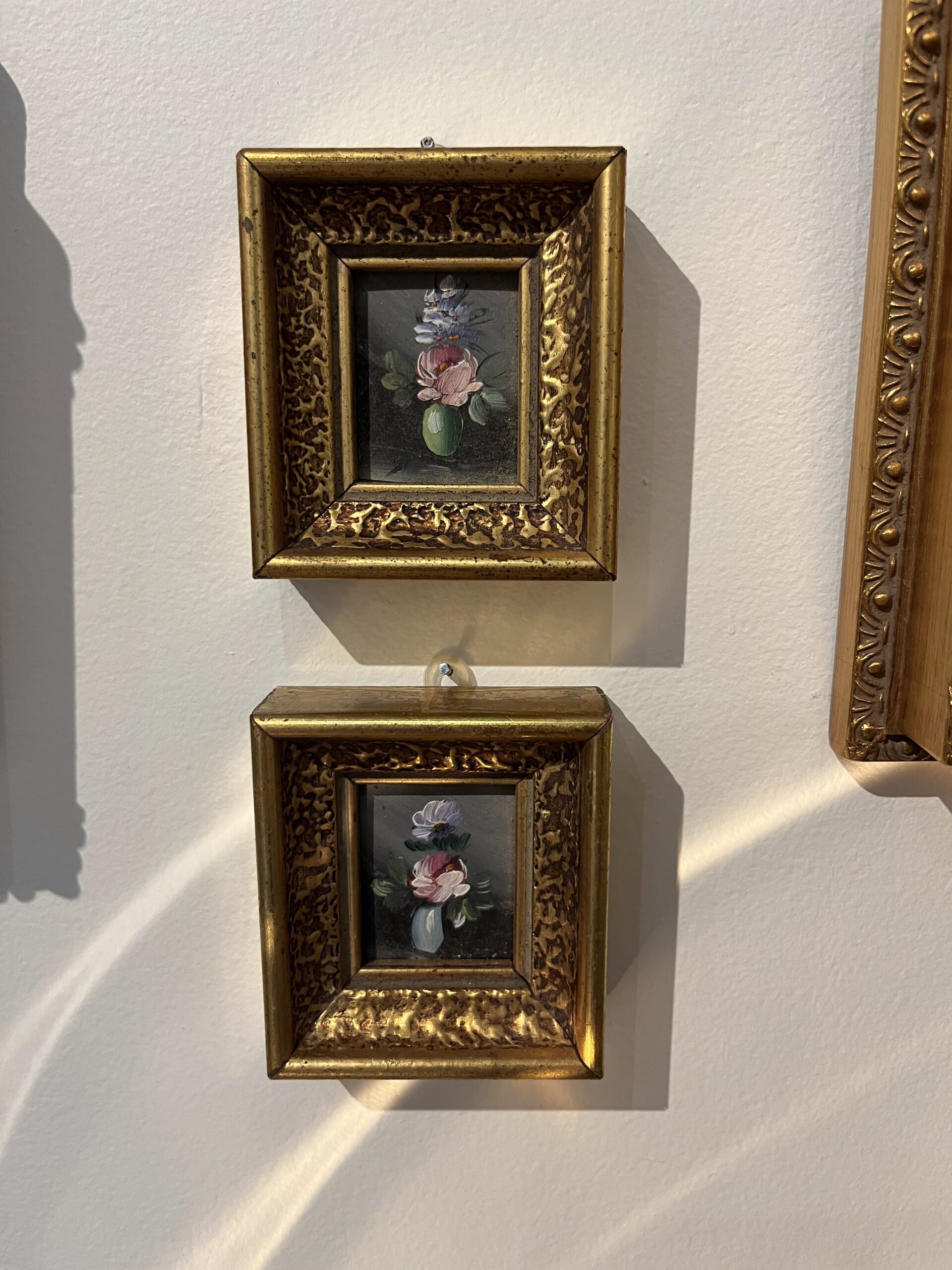 Pair of Mini Oil Paintings - Coast Consignment