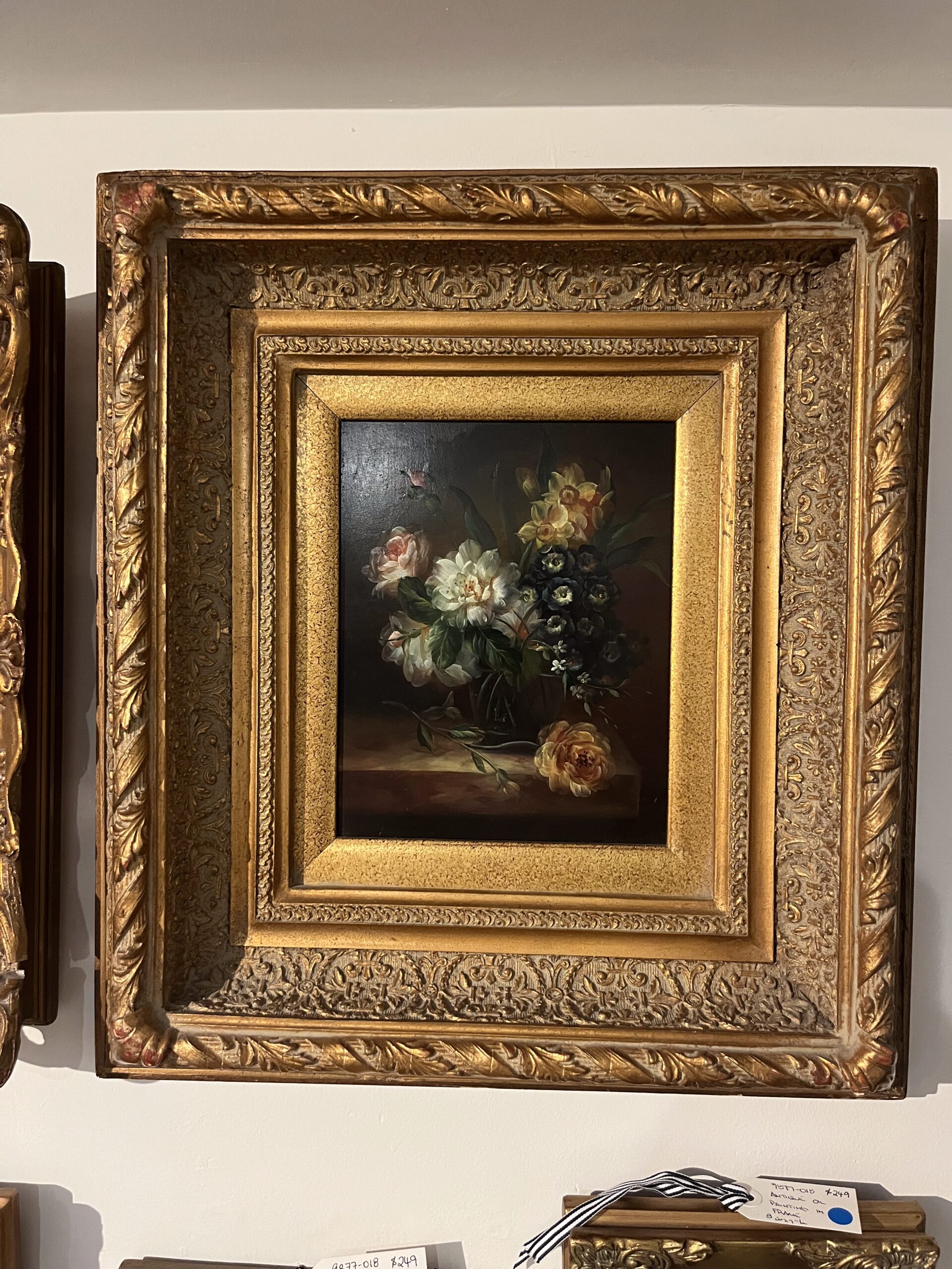Original Oil Painting of Flowers - Coast Consignment