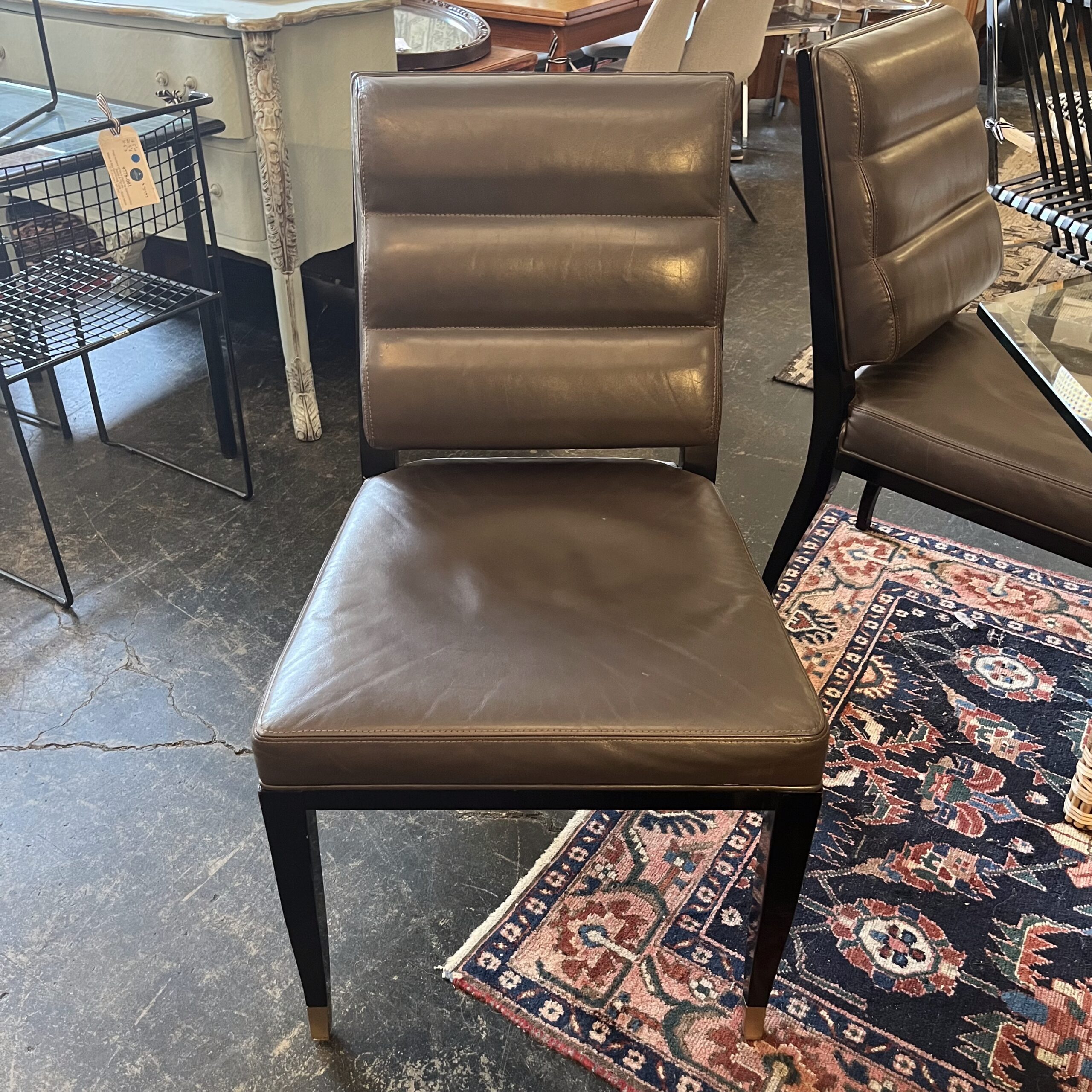 Set of 4 William Switzer Aubusson Dining Chairs - Coast Consignment