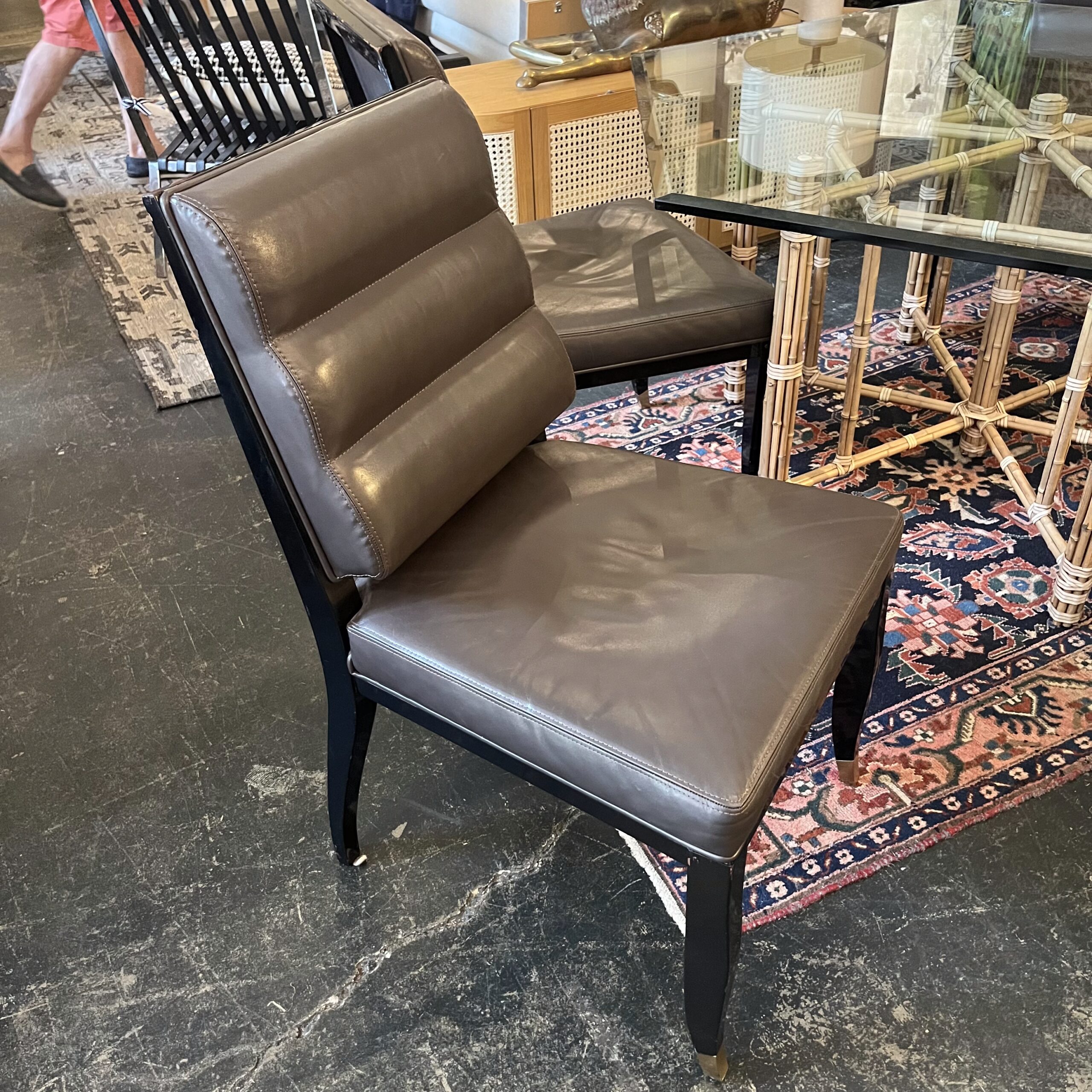 Set of 4 William Switzer Aubusson Dining Chairs - Coast Consignment