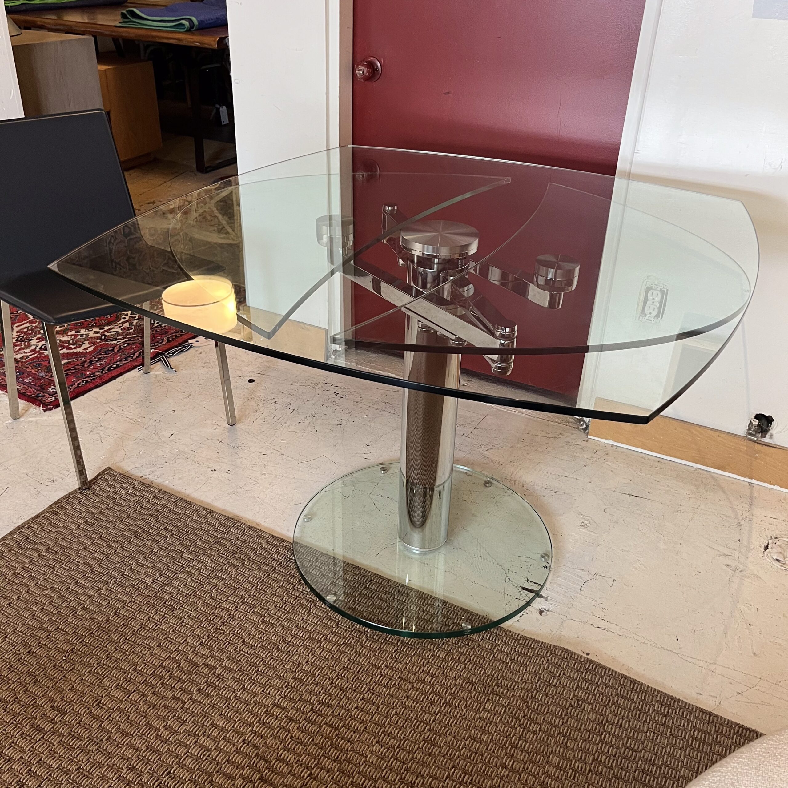 HAY Extendable Glass Dining Table - Coast Consignment