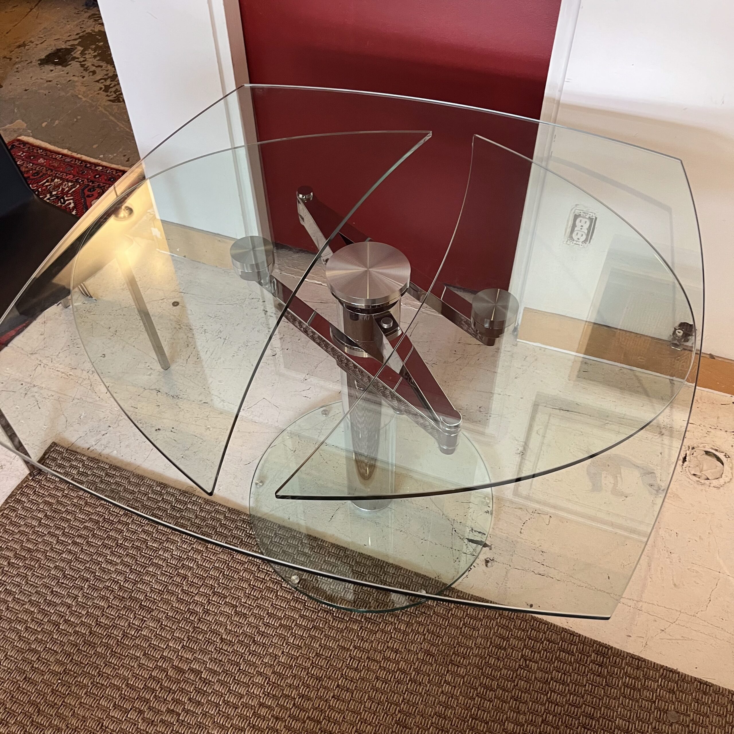 HAY Extendable Glass Dining Table - Coast Consignment