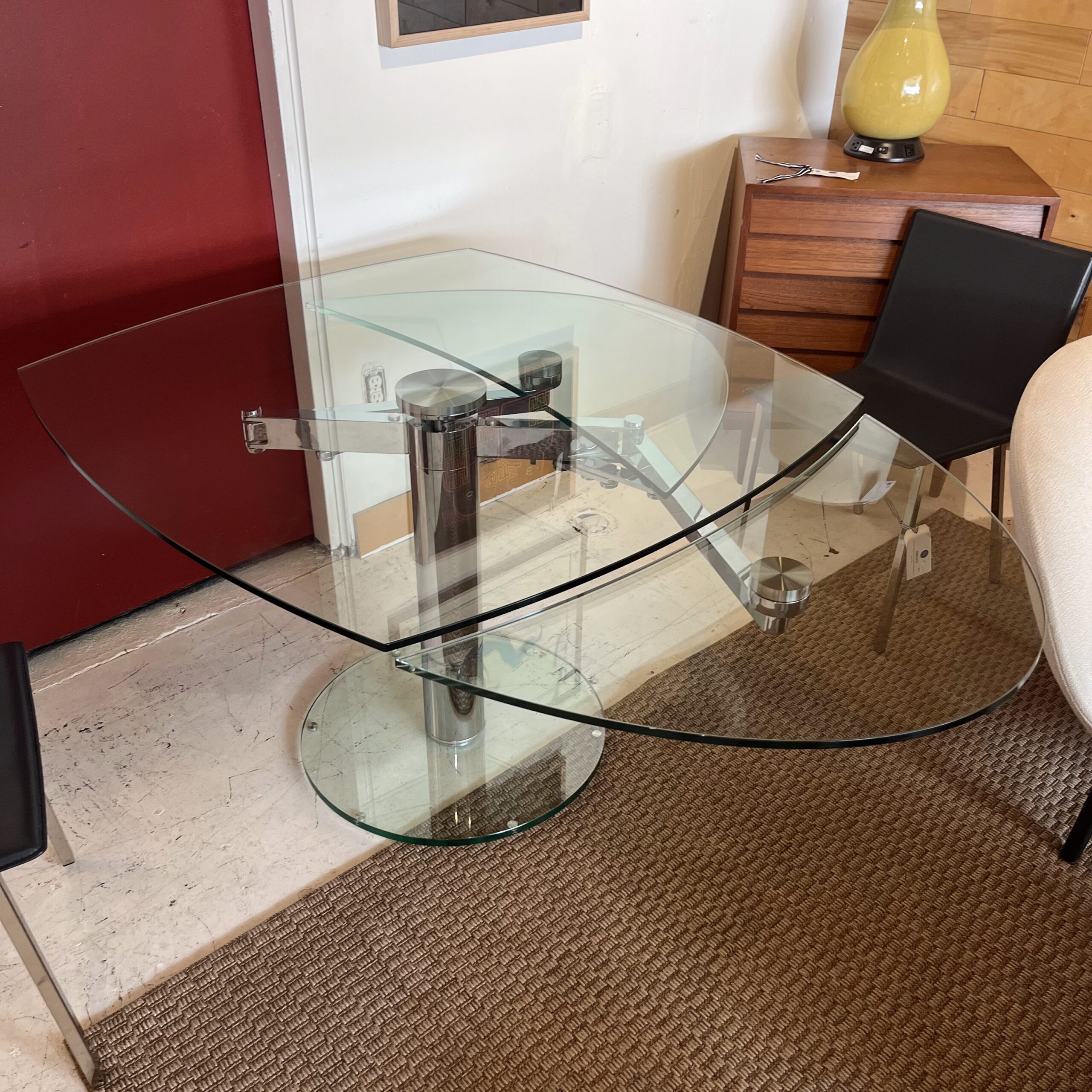 HAY Extendable Glass Dining Table - Coast Consignment