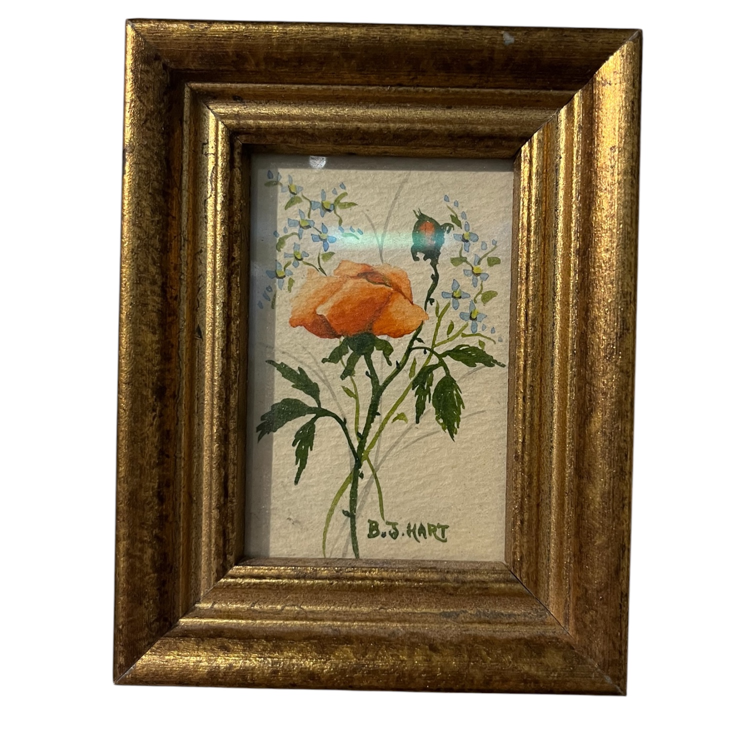 Set of 3 Original Floral Watercolours - Coast Consignment