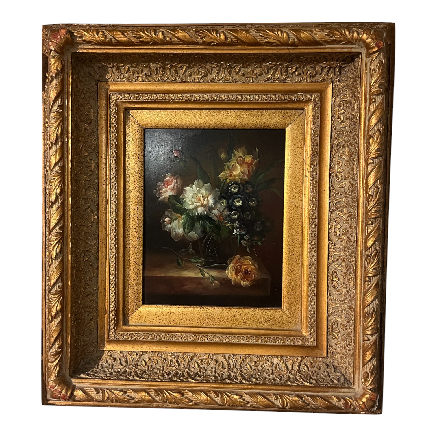 Original Oil Painting of Flowers - Coast Consignment - image 1