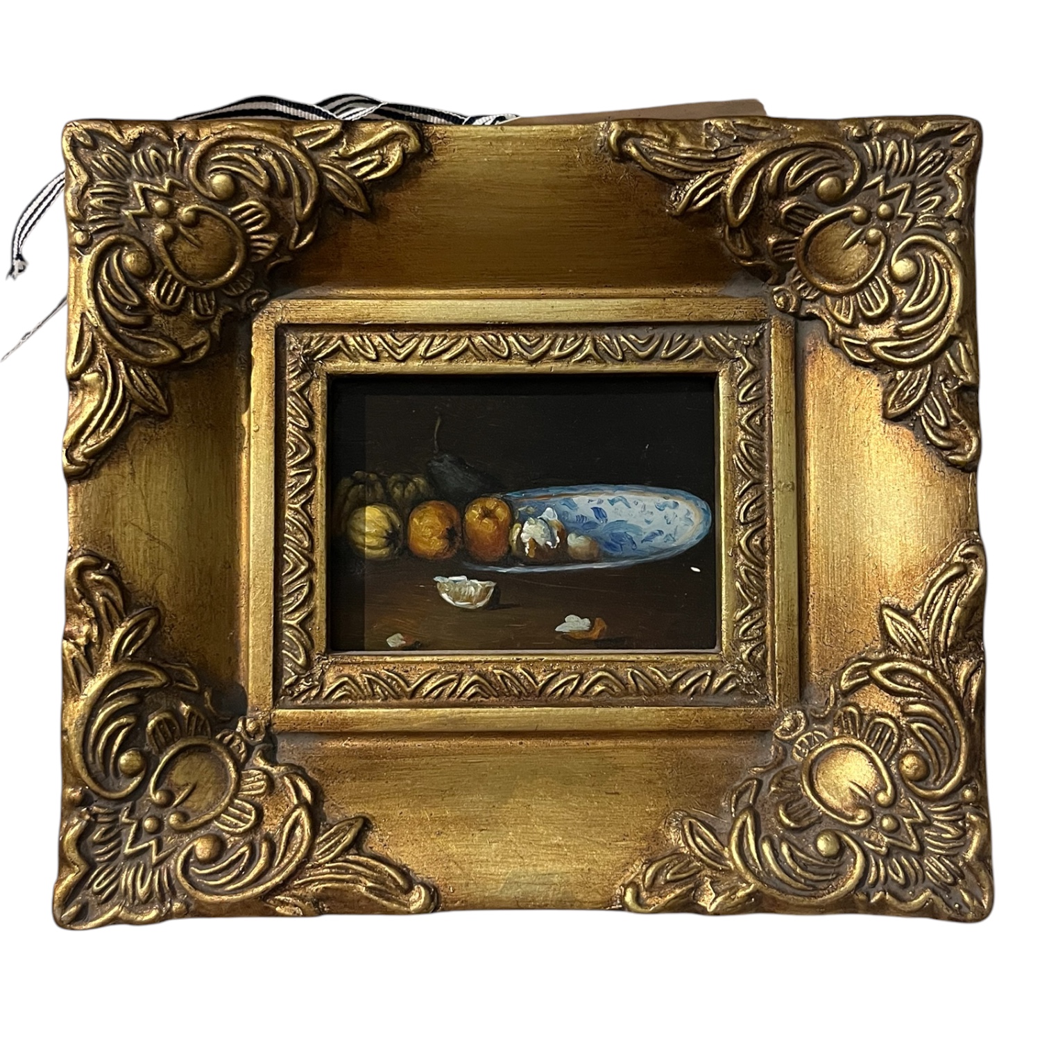 Antique Oil Painting of Fruit Bowl - Coast Consignment - image 1