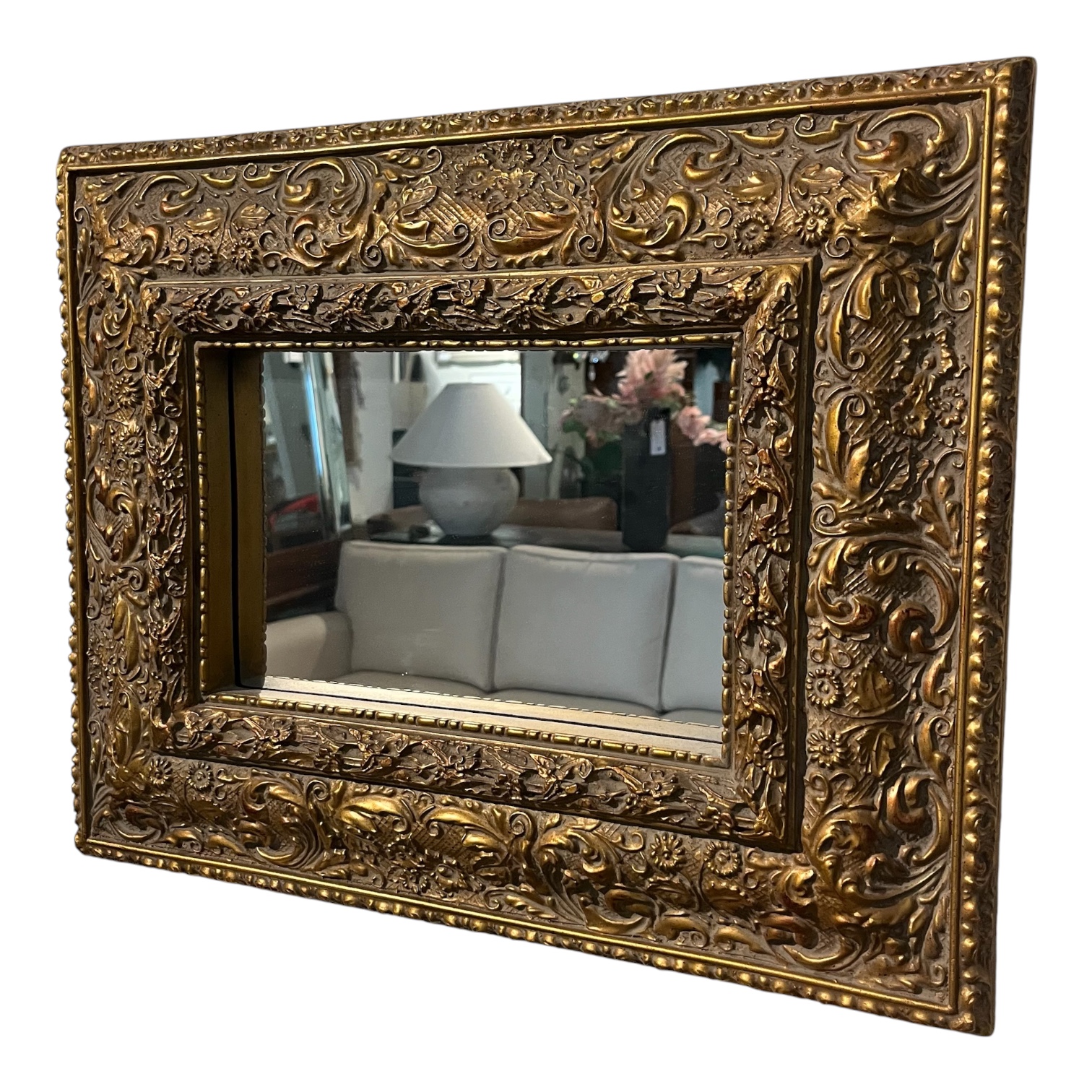 Small Mirror with Ornate Frame - Coast Consignment - image 1