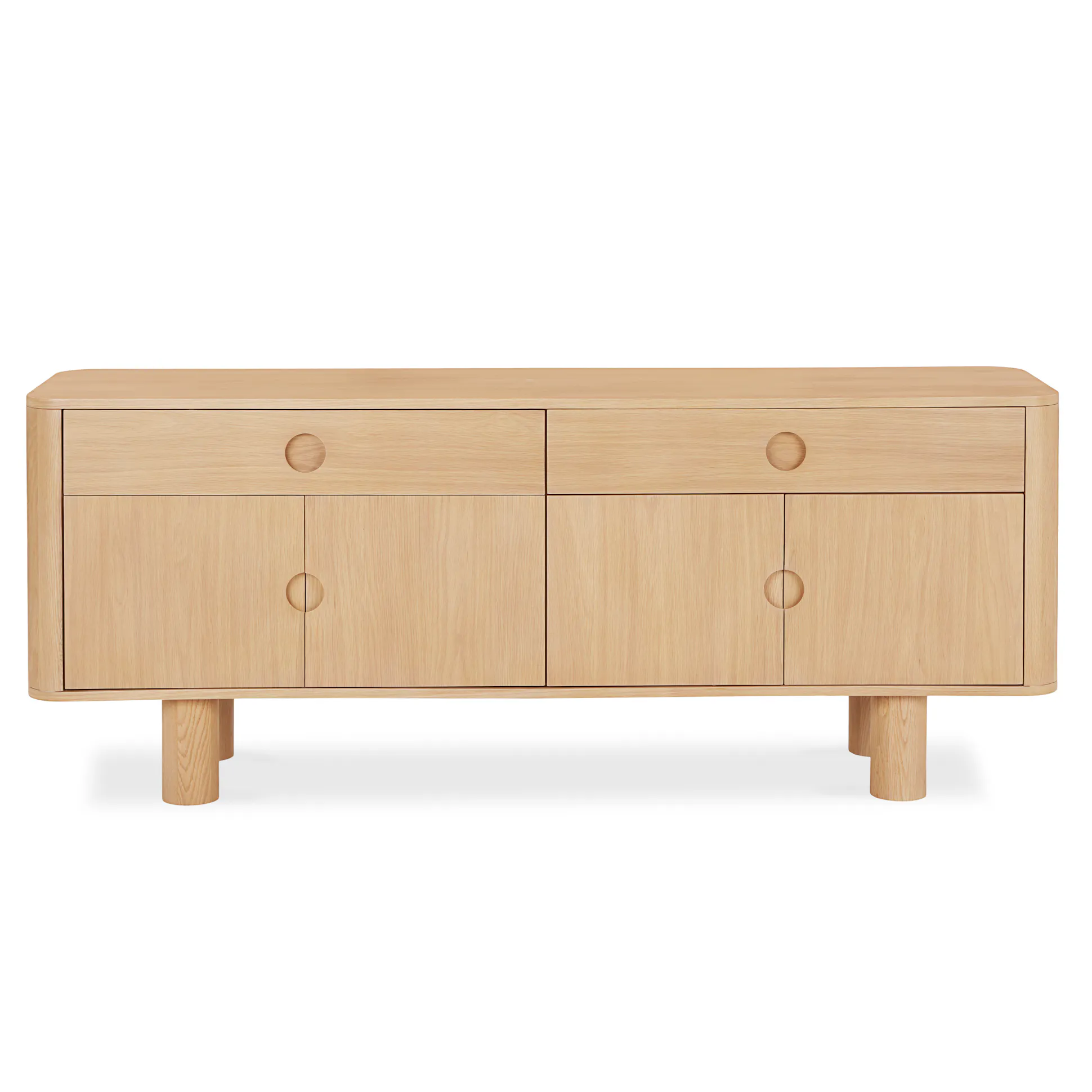 White Oak 71" Sideboard - Coast Consignment
