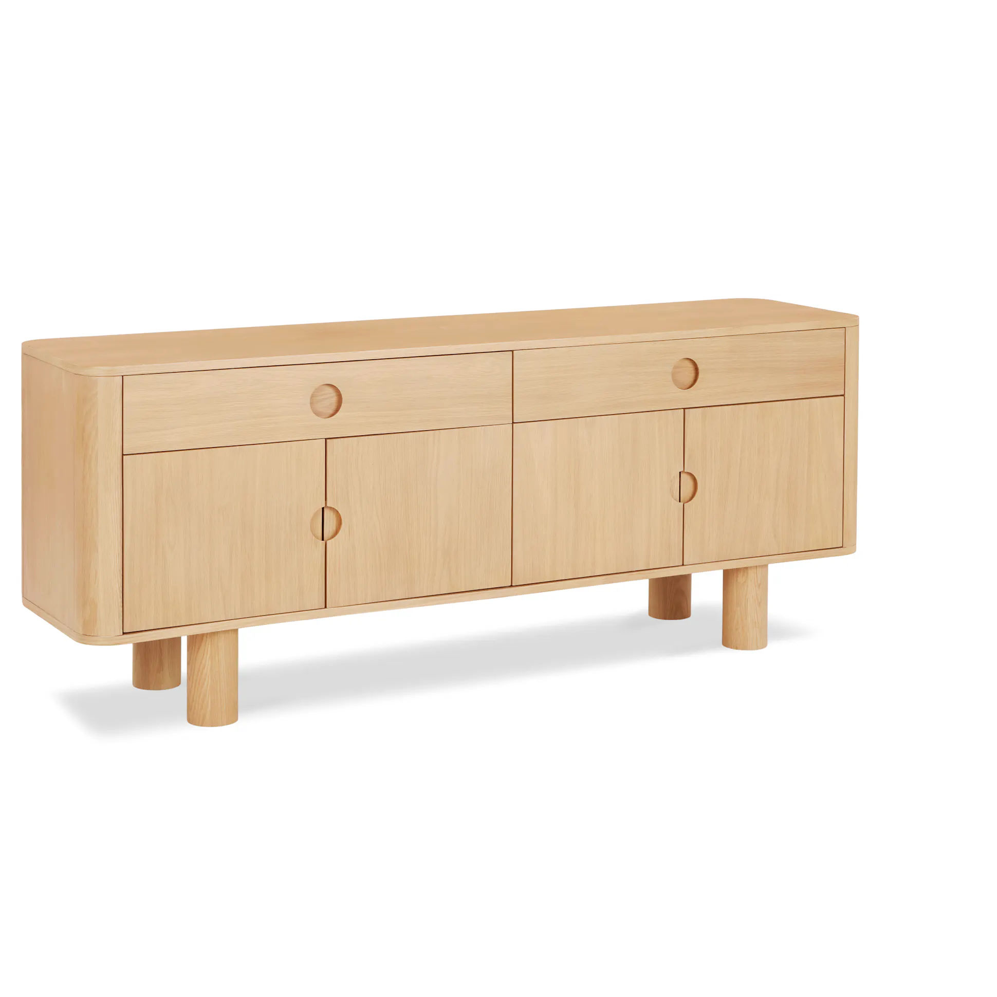 White Oak 71" Sideboard - Coast Consignment