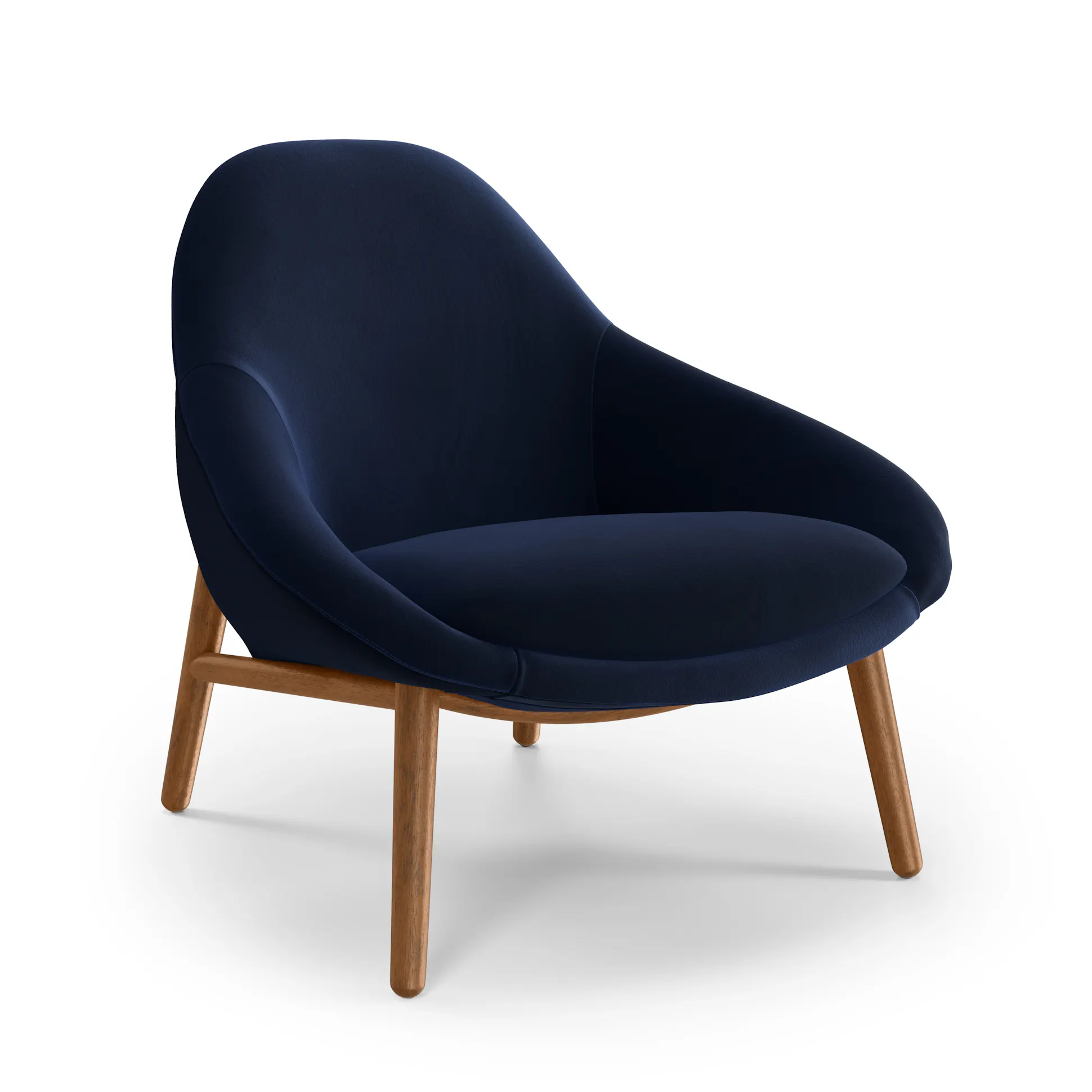 Hale Ink 32" Velvet Lounge Chair - Coast Consignment - image 1