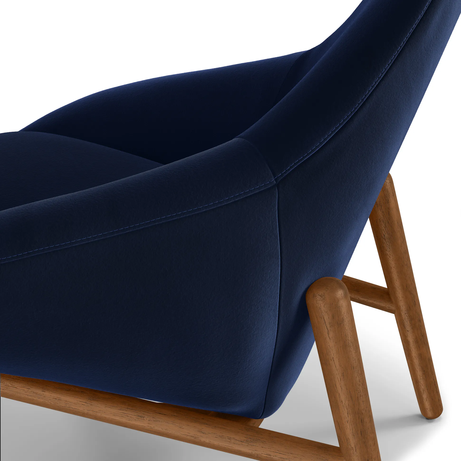 Hale Ink 32" Velvet Lounge Chair - Coast Consignment