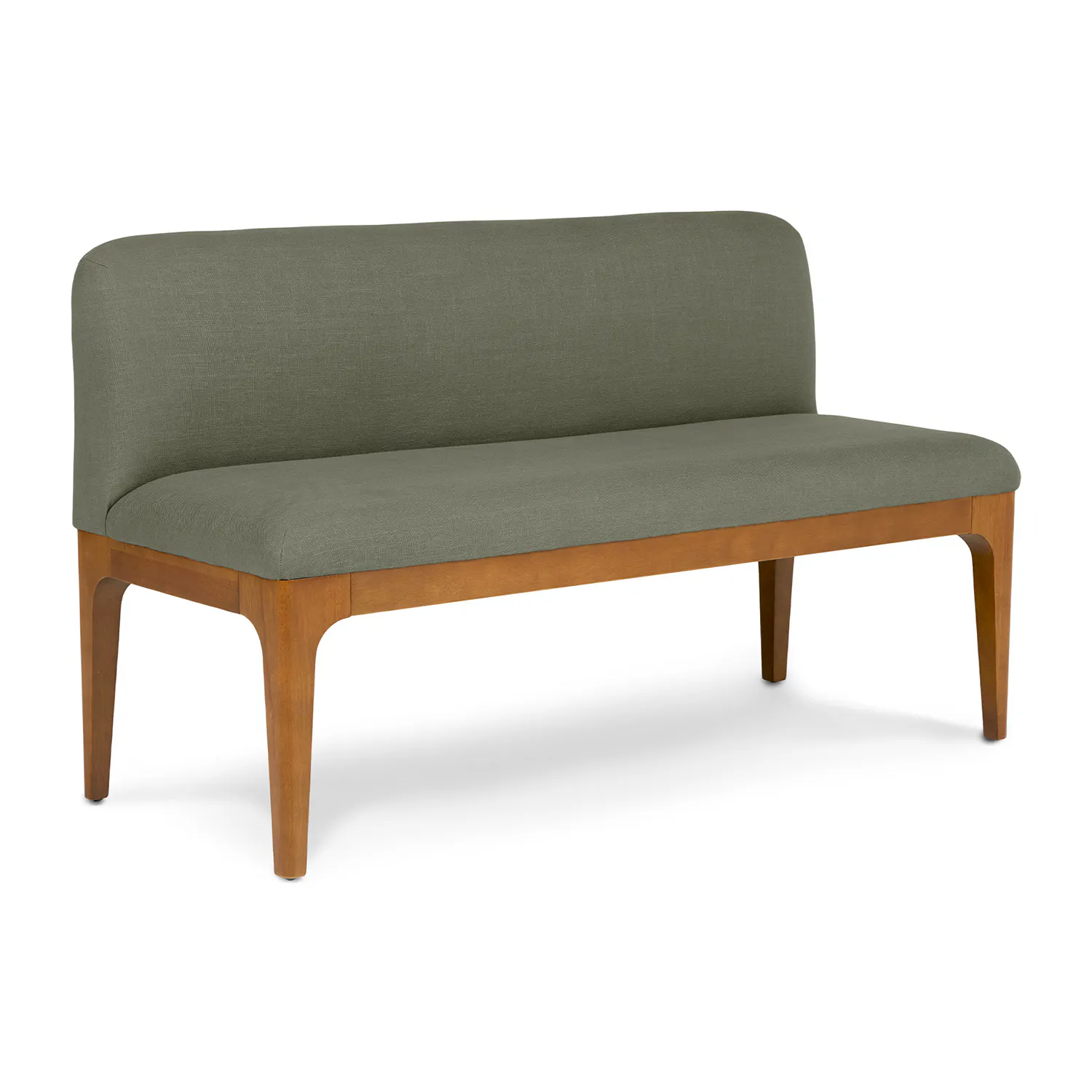 Welsh Green 53" Armless Banquette - Coast Consignment - image 1