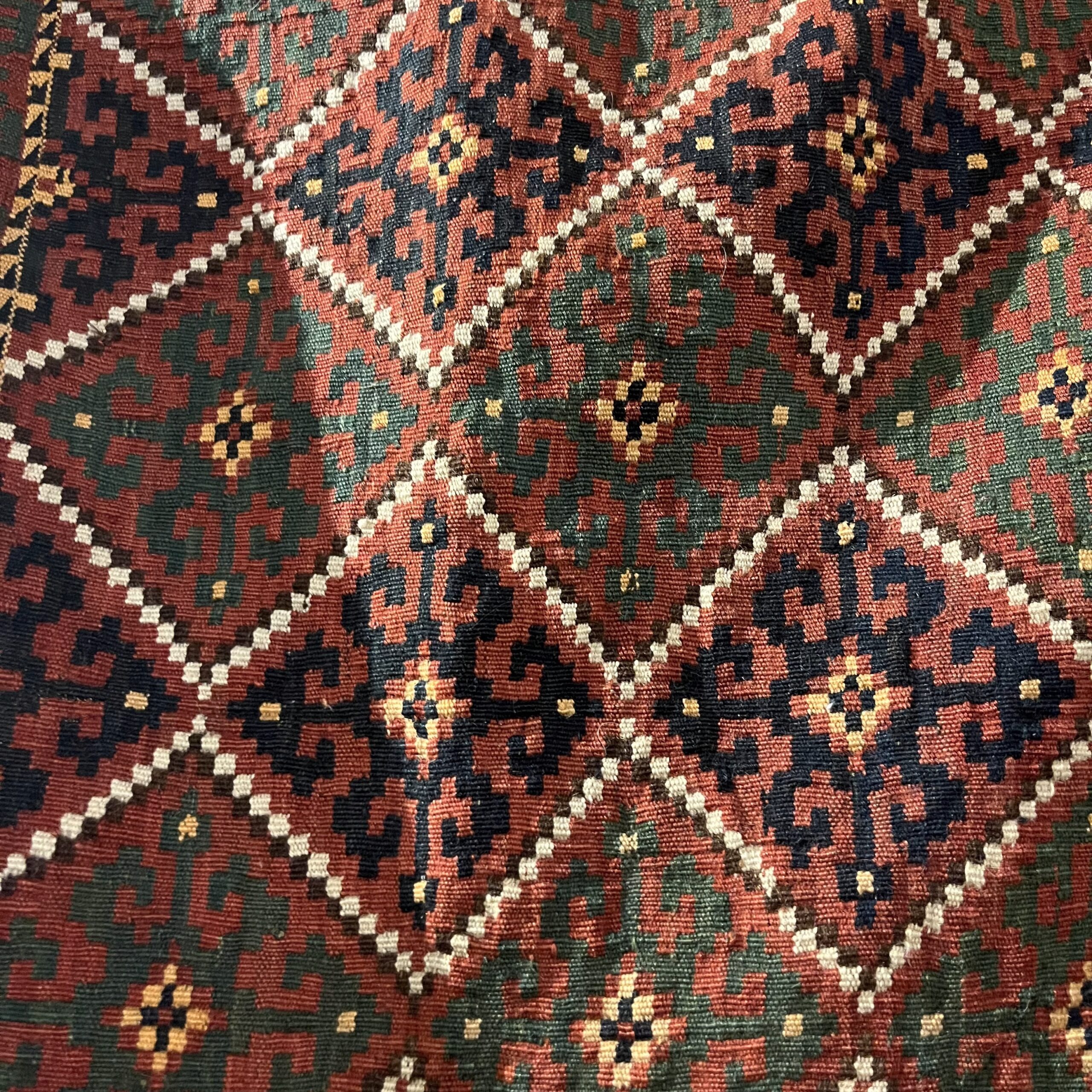 Small Afghan Kyrgyz Rug - 2'8x3'4 - Coast Consignment - image 1
