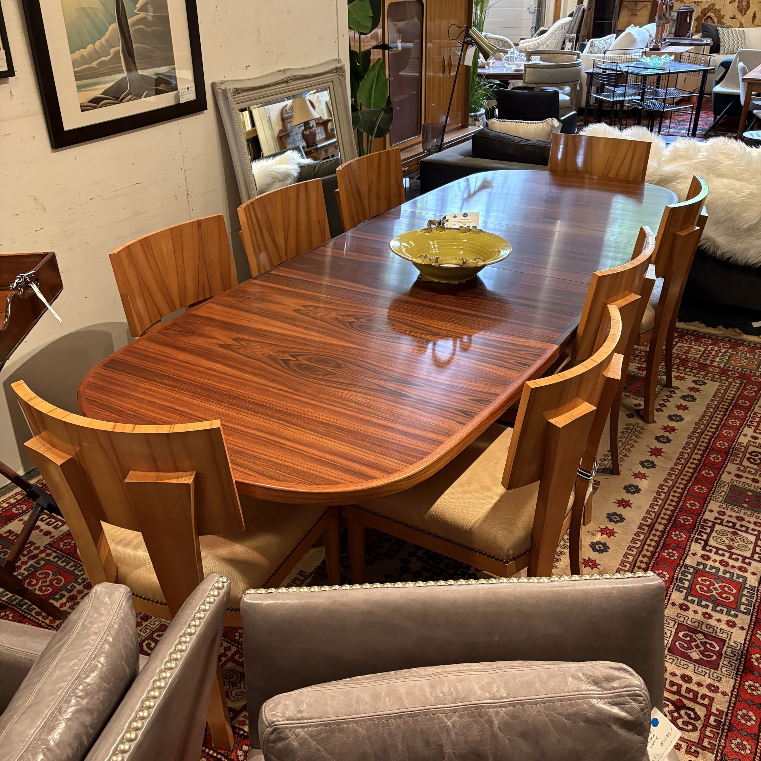 Set of 8 Custom Made Dining Chairs - Coast Consignment