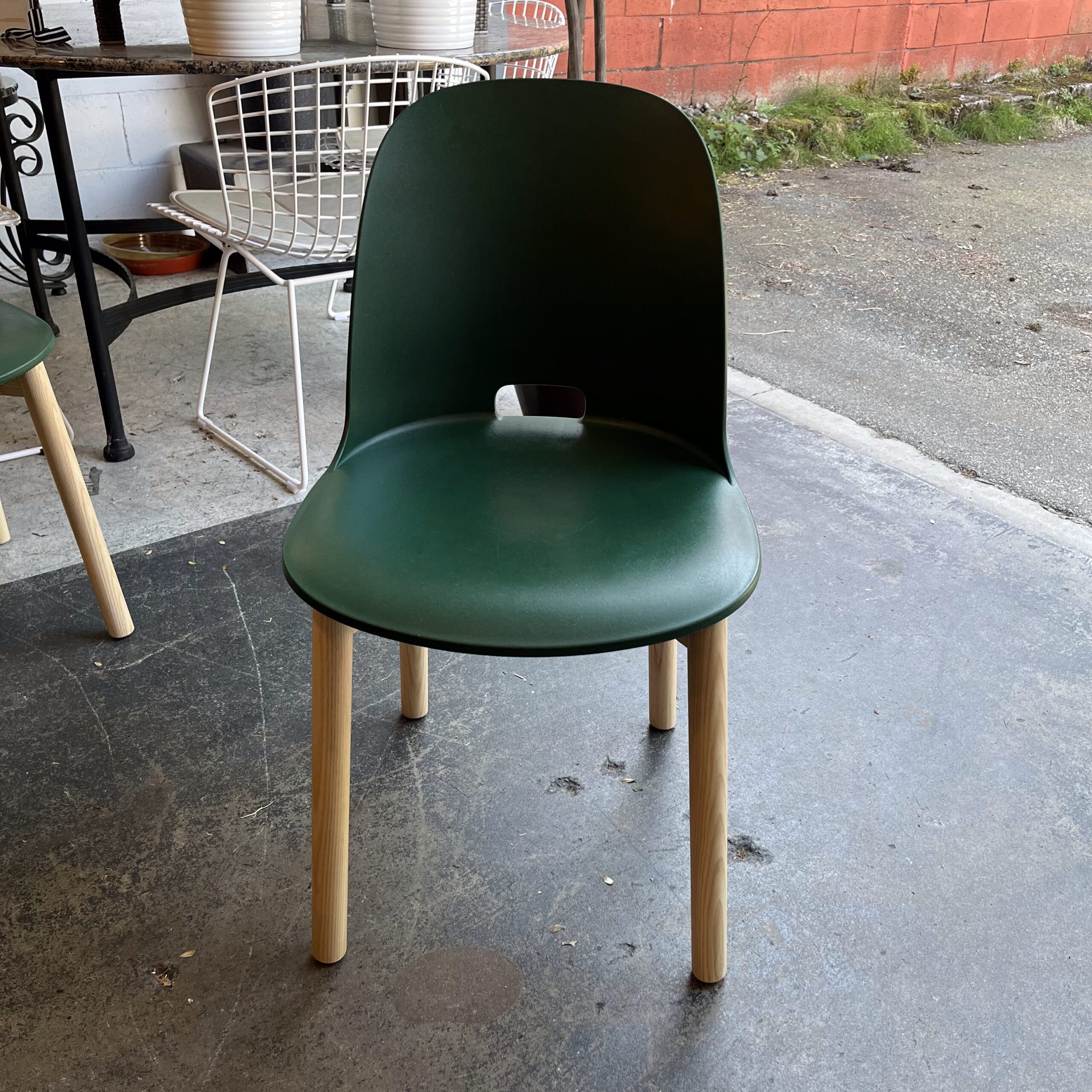Emeco 'Alfi' Chair in Green - Coast Consignment