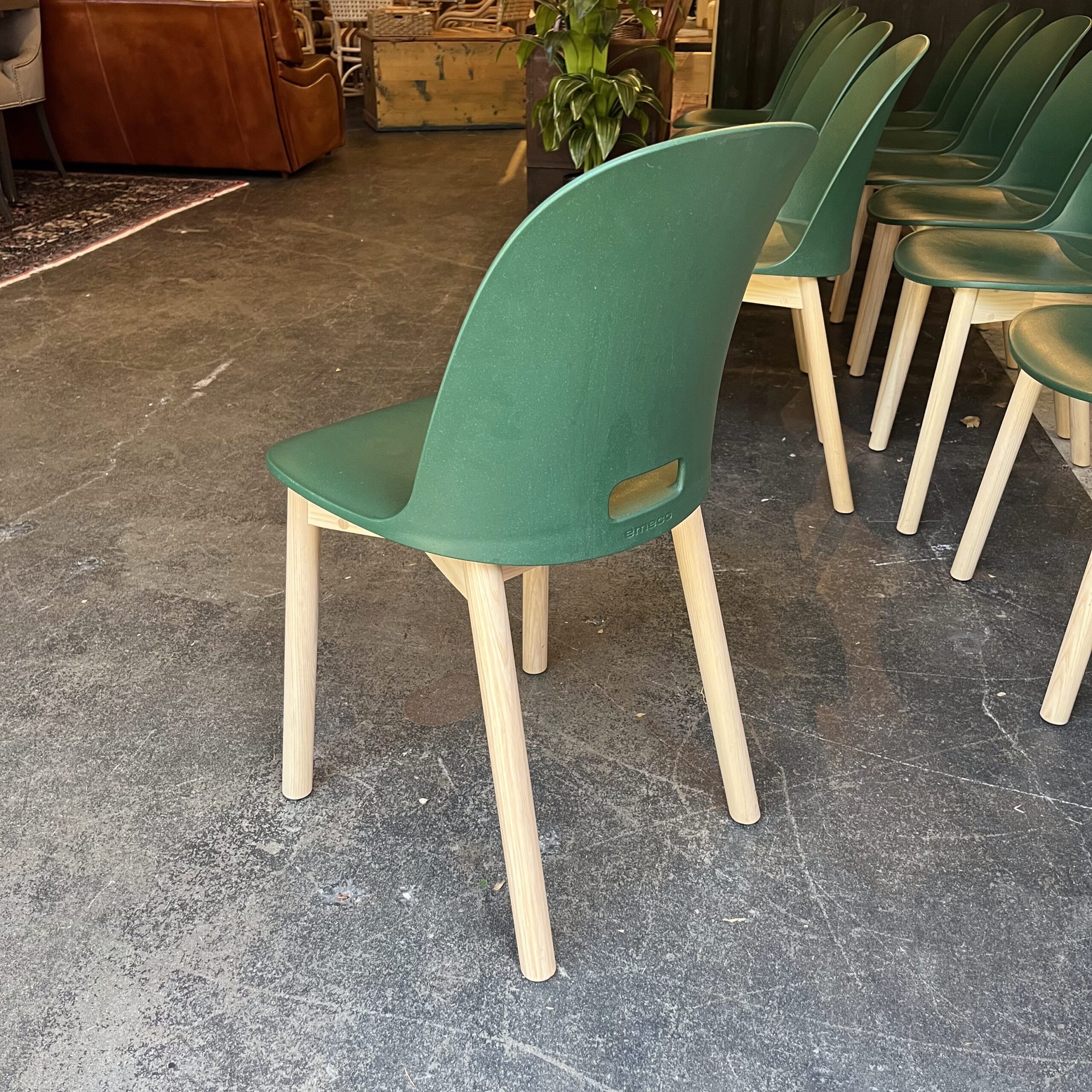 Emeco 'Alfi' Chair in Green - Coast Consignment