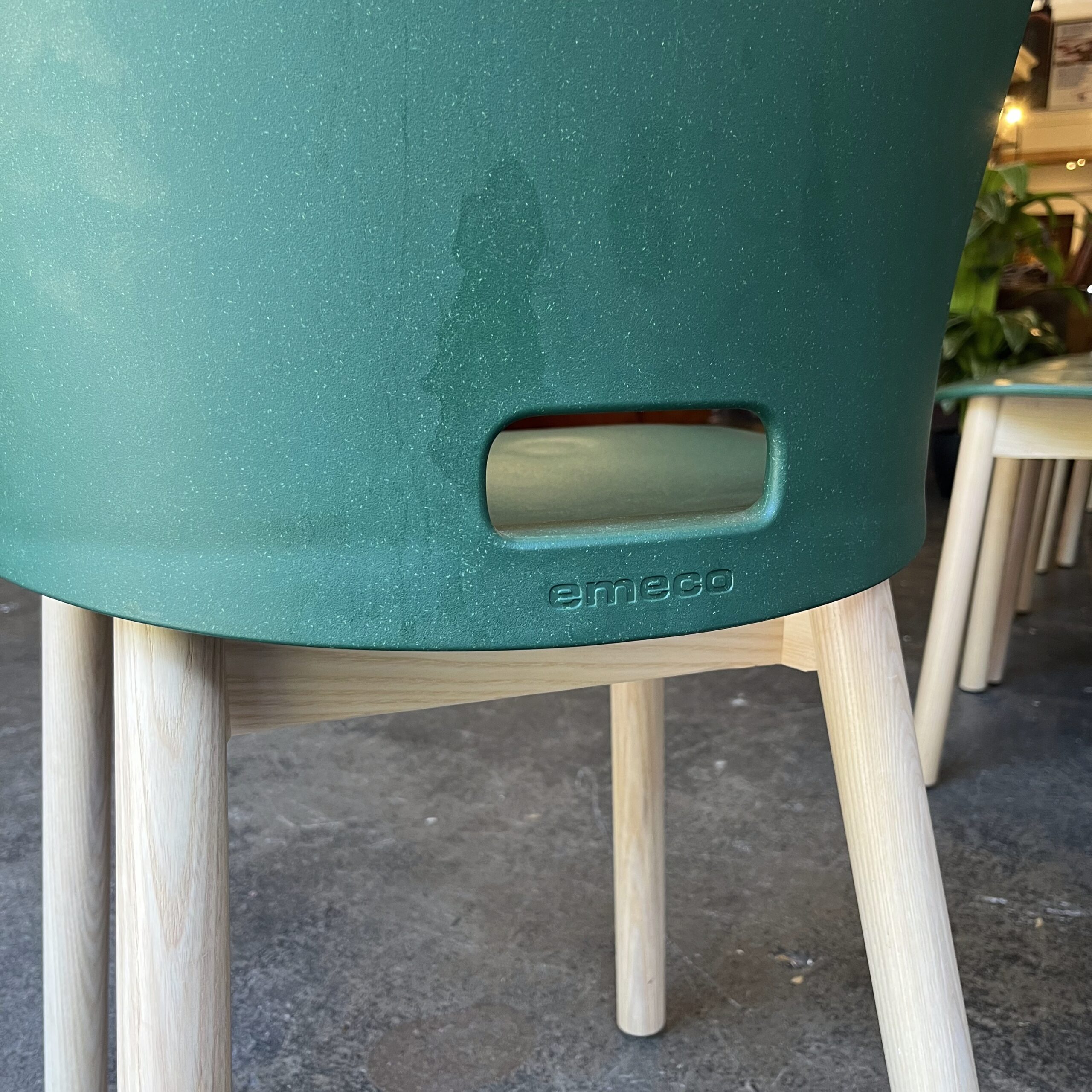 Emeco 'Alfi' Chair in Green - Coast Consignment