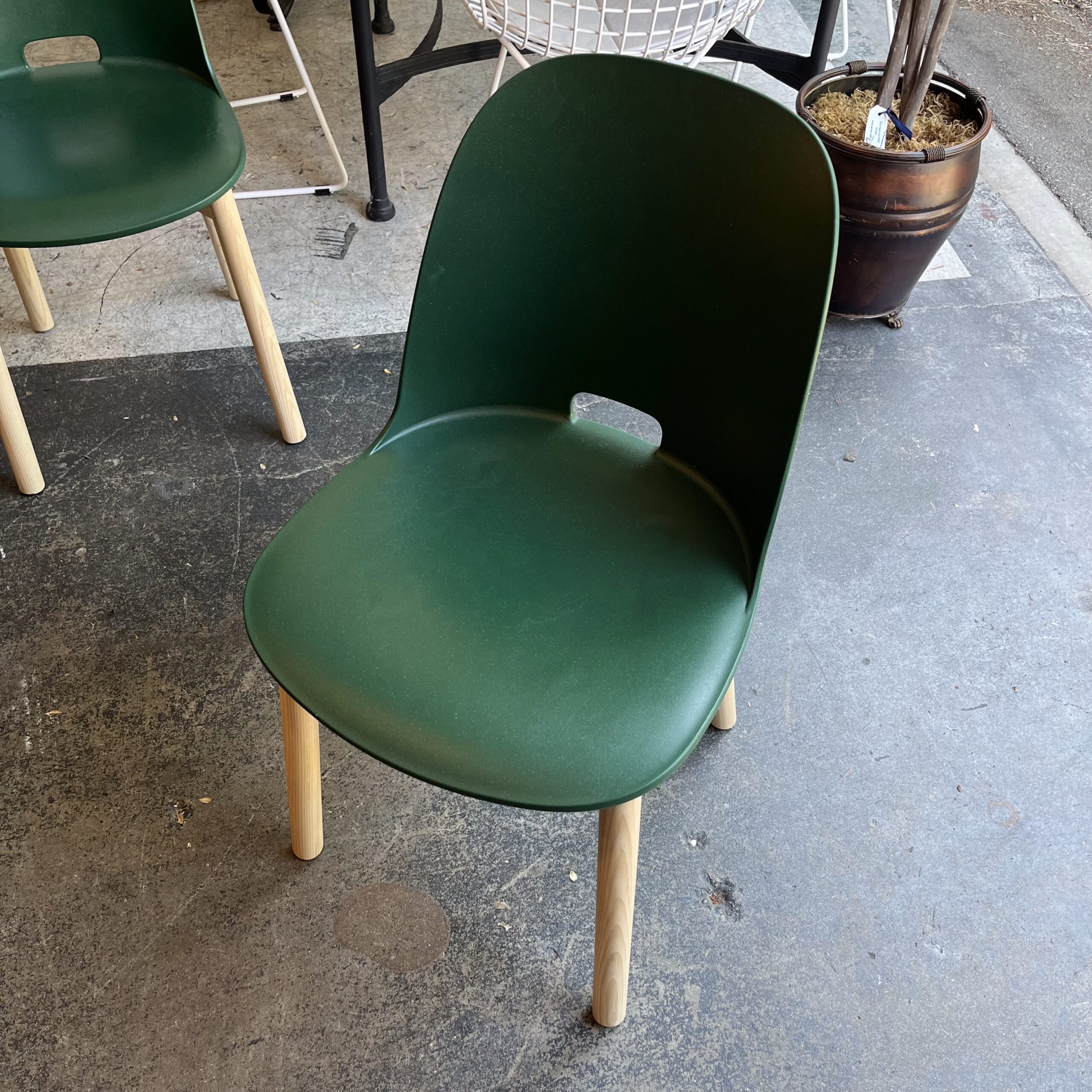 Emeco 'Alfi' Chair in Green - Coast Consignment