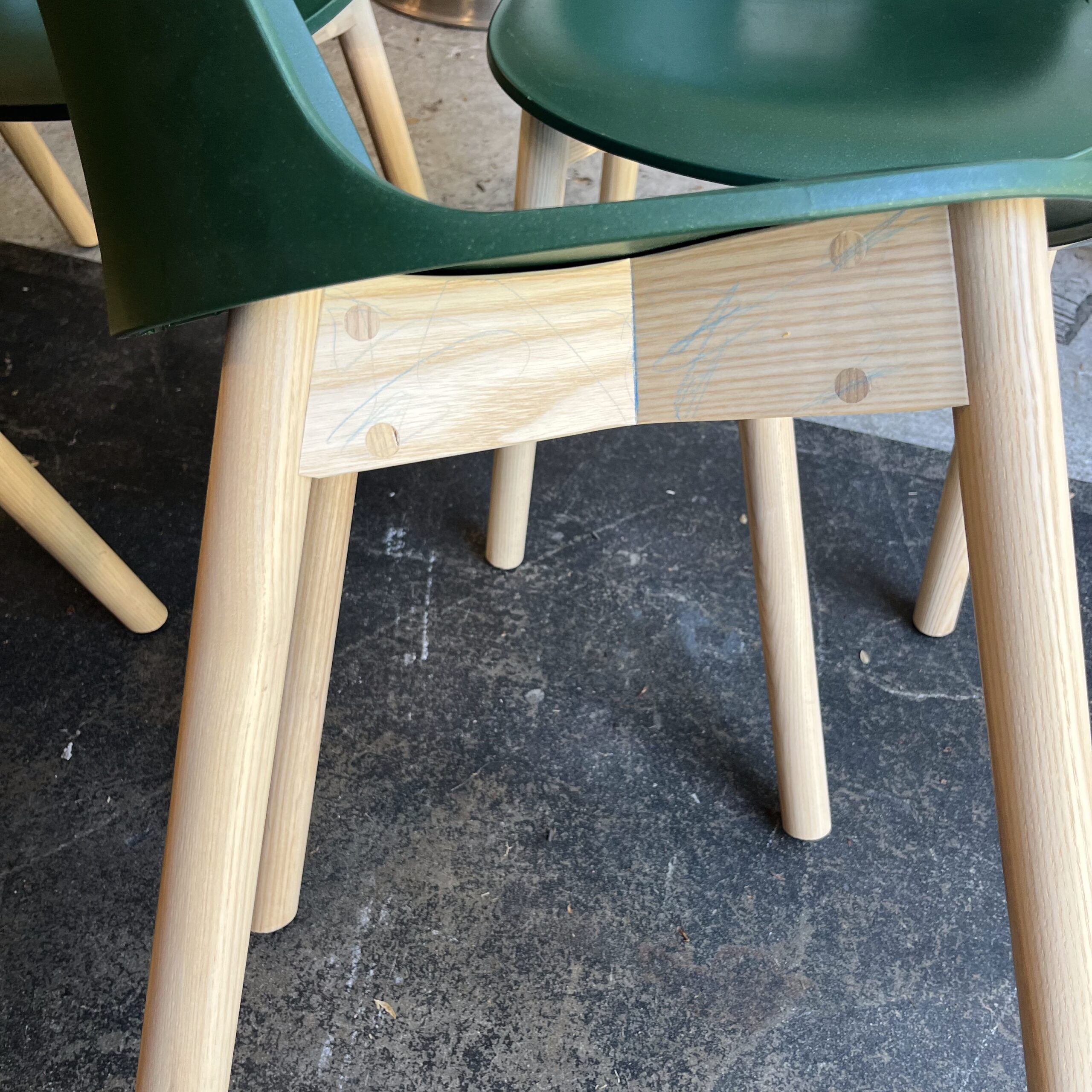 Emeco 'Alfi' Chair in Green - Coast Consignment